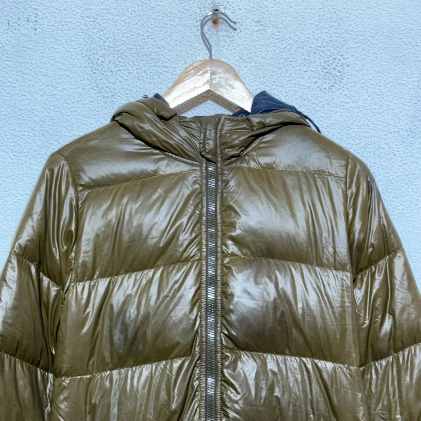 Khaki Duvetica Puffer Jacket Goose Down - Large
