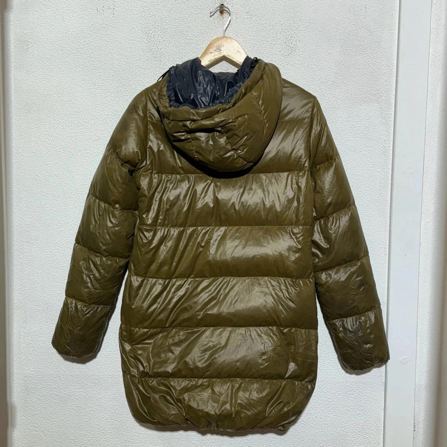Khaki Duvetica Puffer Jacket Goose Down - Large