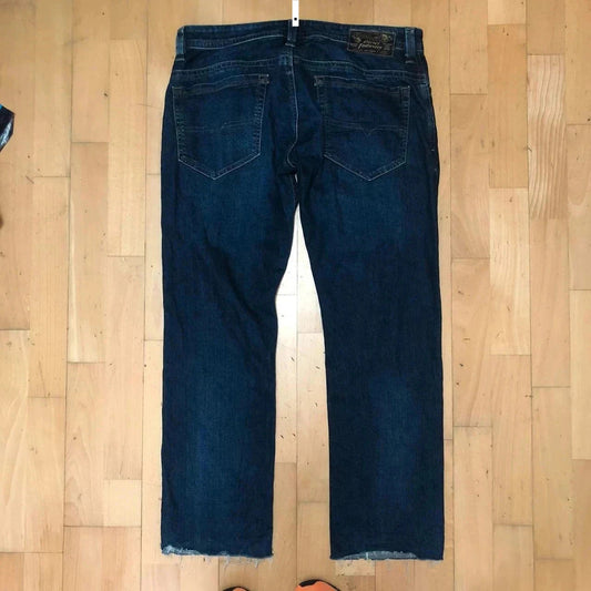 Navy Diesel Thavar Jeans Straight Leg - 32W 32L