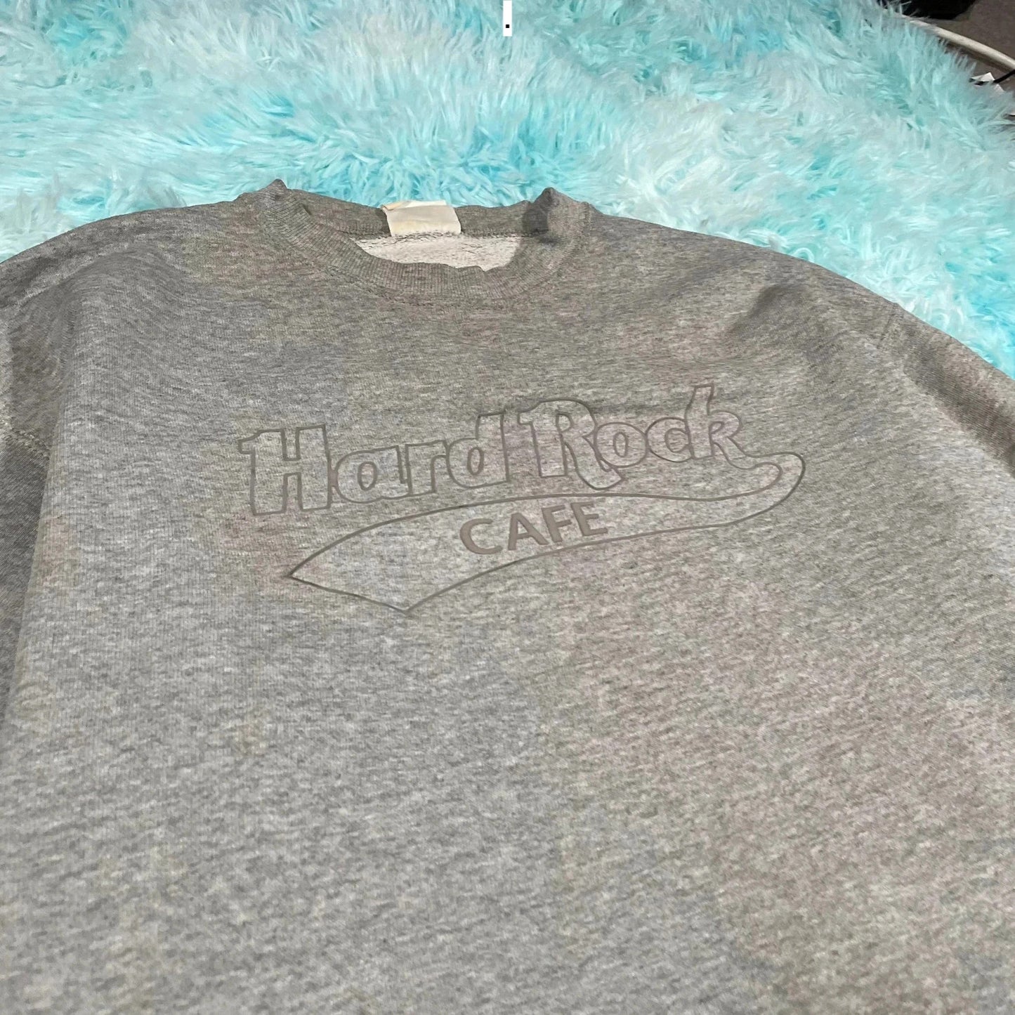 Vintage 90s Grey Hard Rock Cafe Miami Sweatshirt - Large