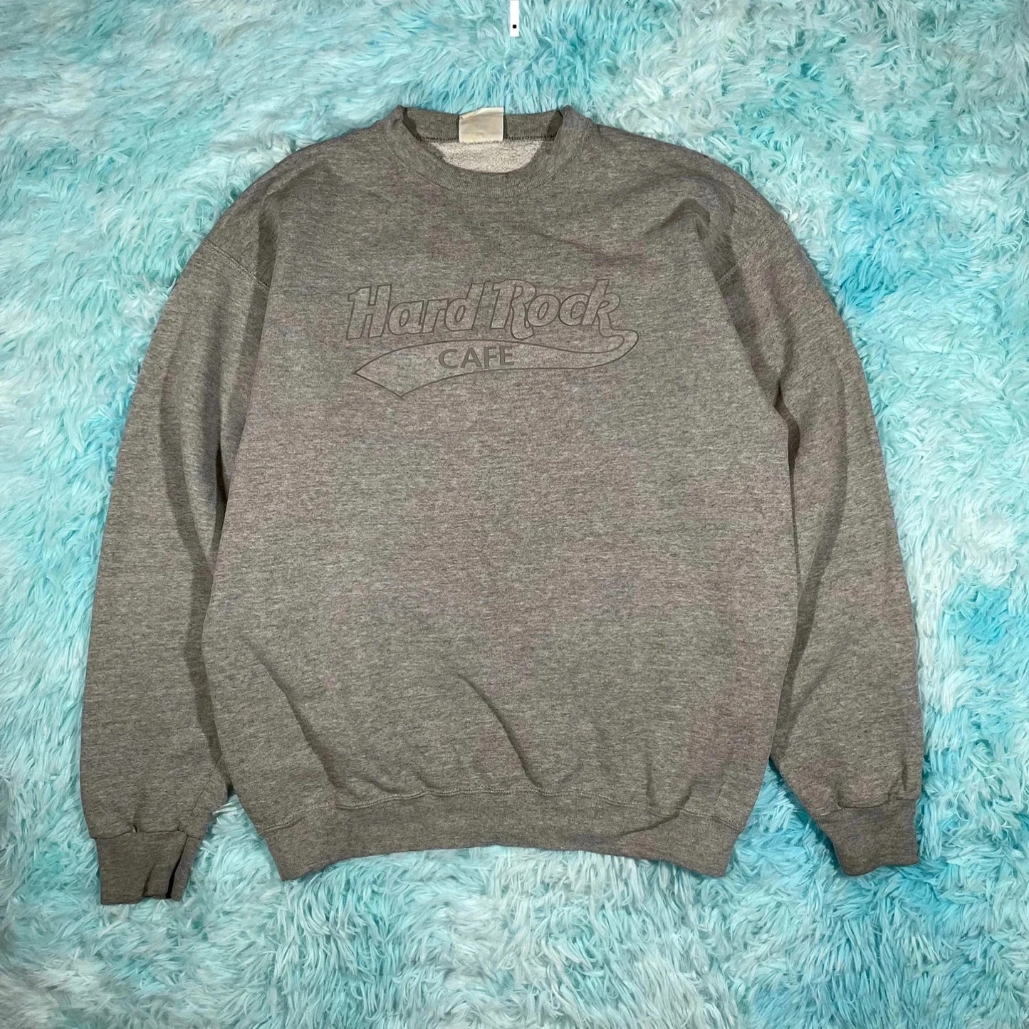 Vintage 90s Grey Hard Rock Cafe Miami Sweatshirt - Large
