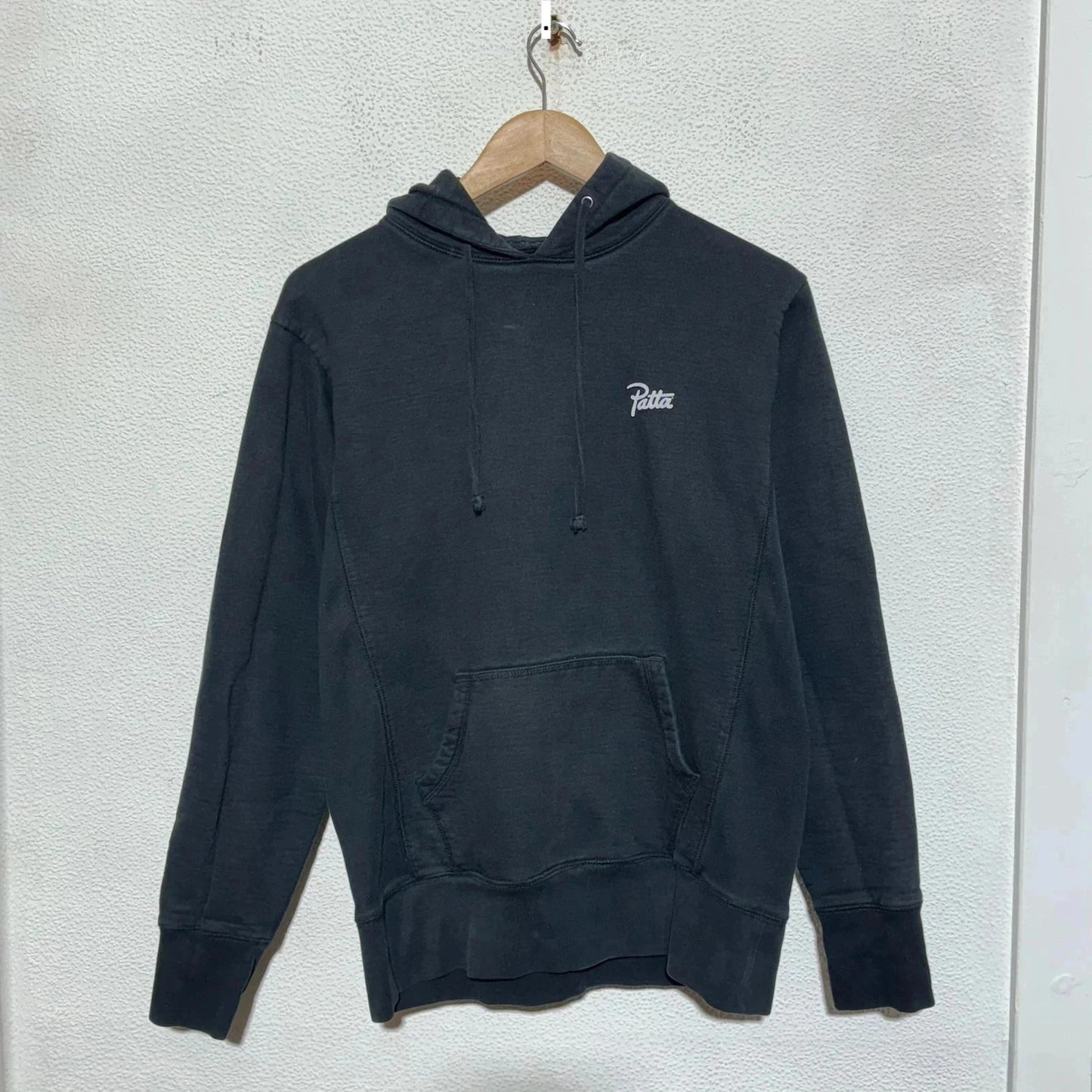 Black Patta Hoodie Plain - Medium