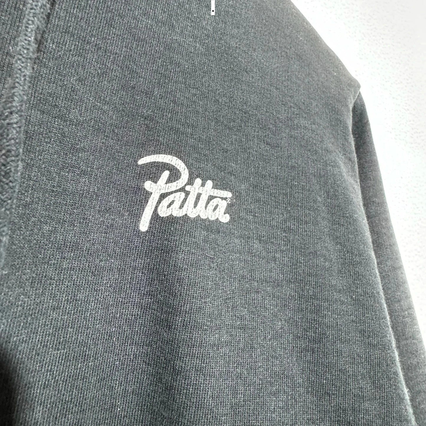 Black Patta Hoodie Plain - Medium