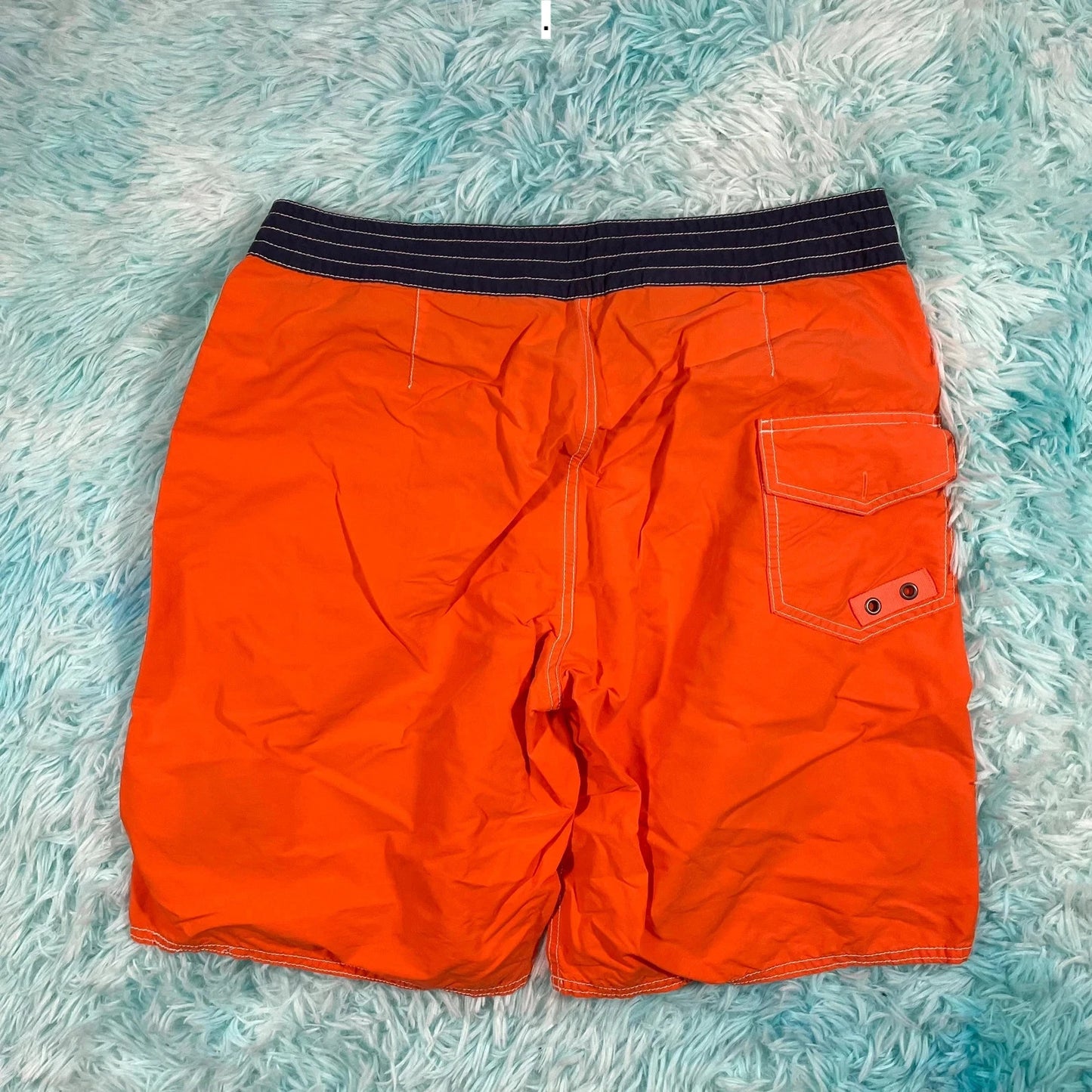 Vintage Orange Polo Ralph Lauren Swim Shorts - 32W