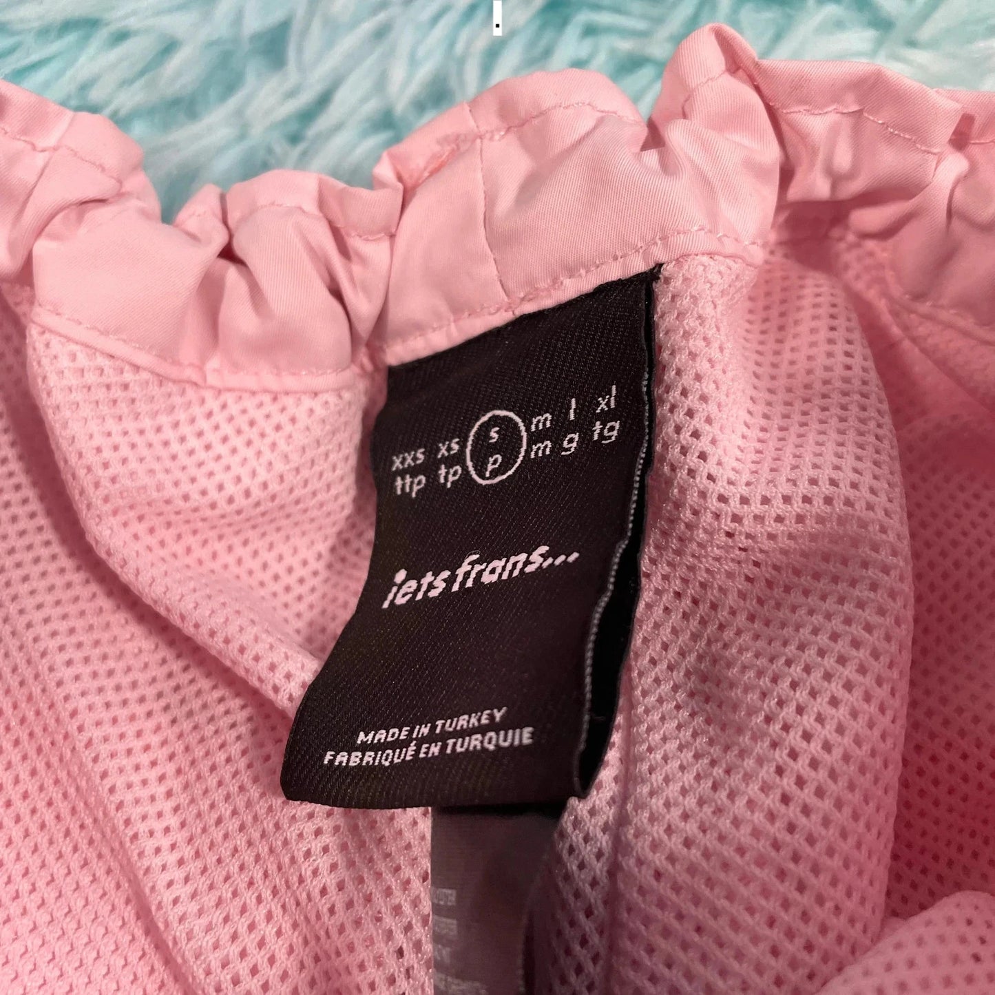 Pink iets frans Baggy Parachute Pants Urban Outfitters - Small