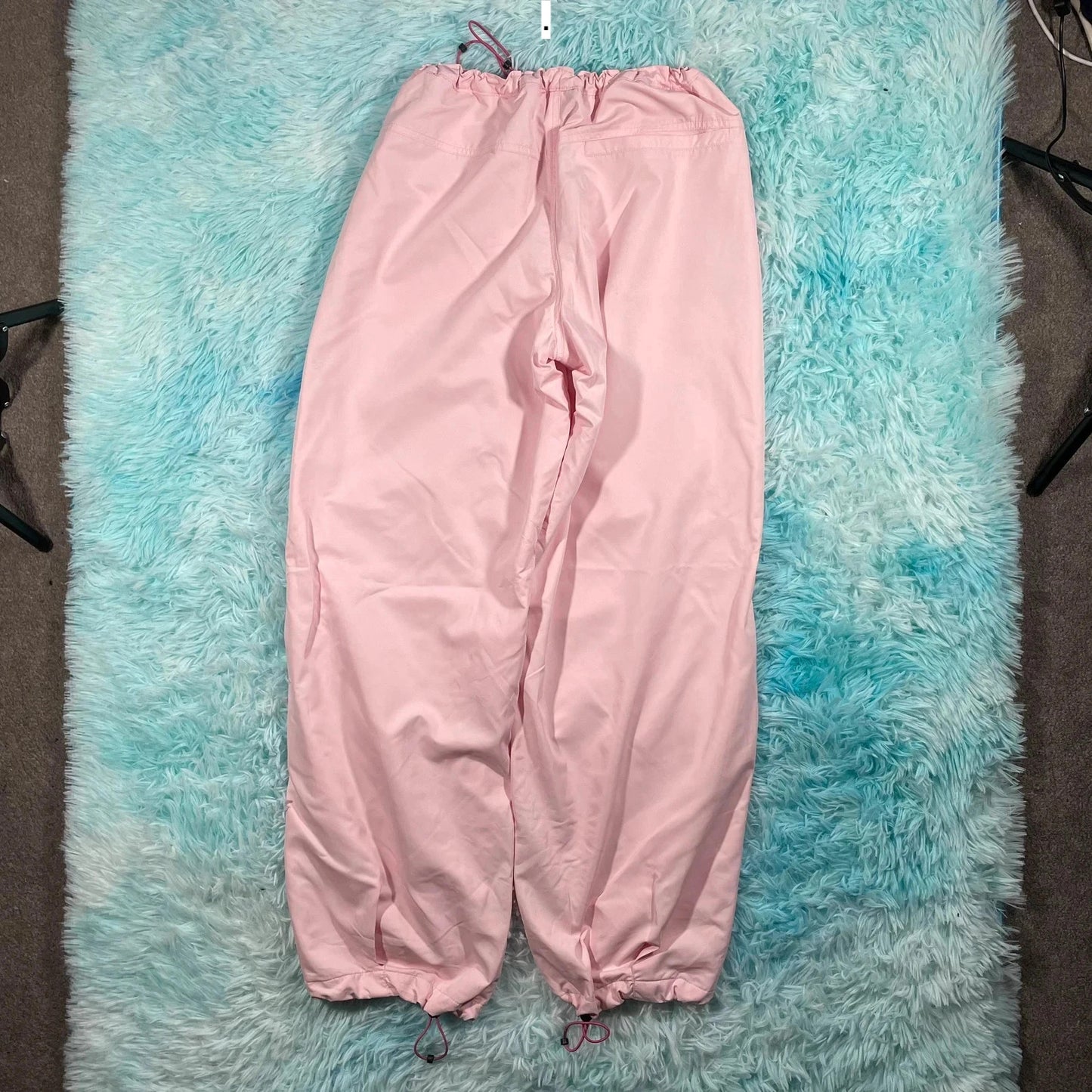 Pink iets frans Baggy Parachute Pants Urban Outfitters - Small