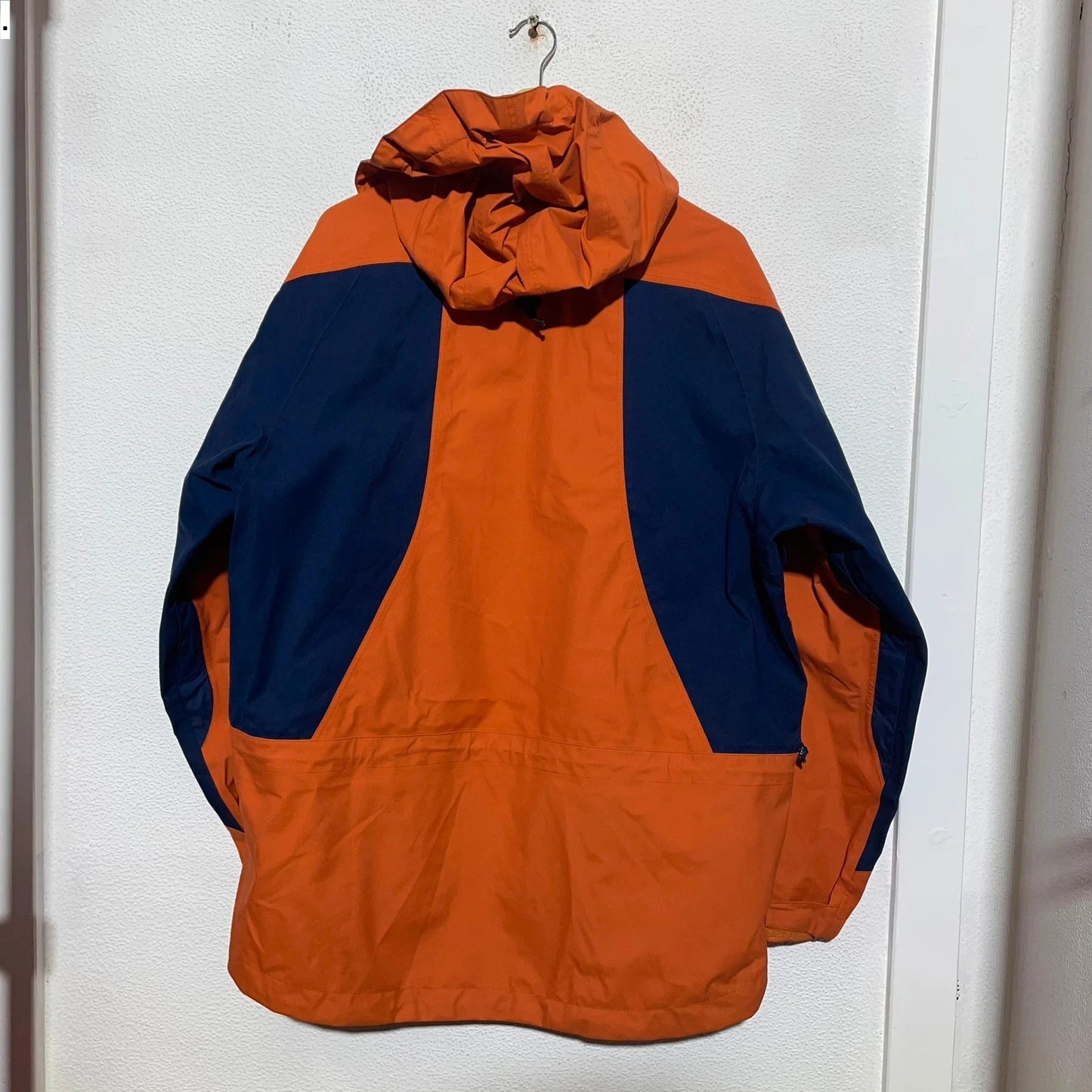 Vintage Orange & Navy Patagonia Windbreaker Jacket - Large