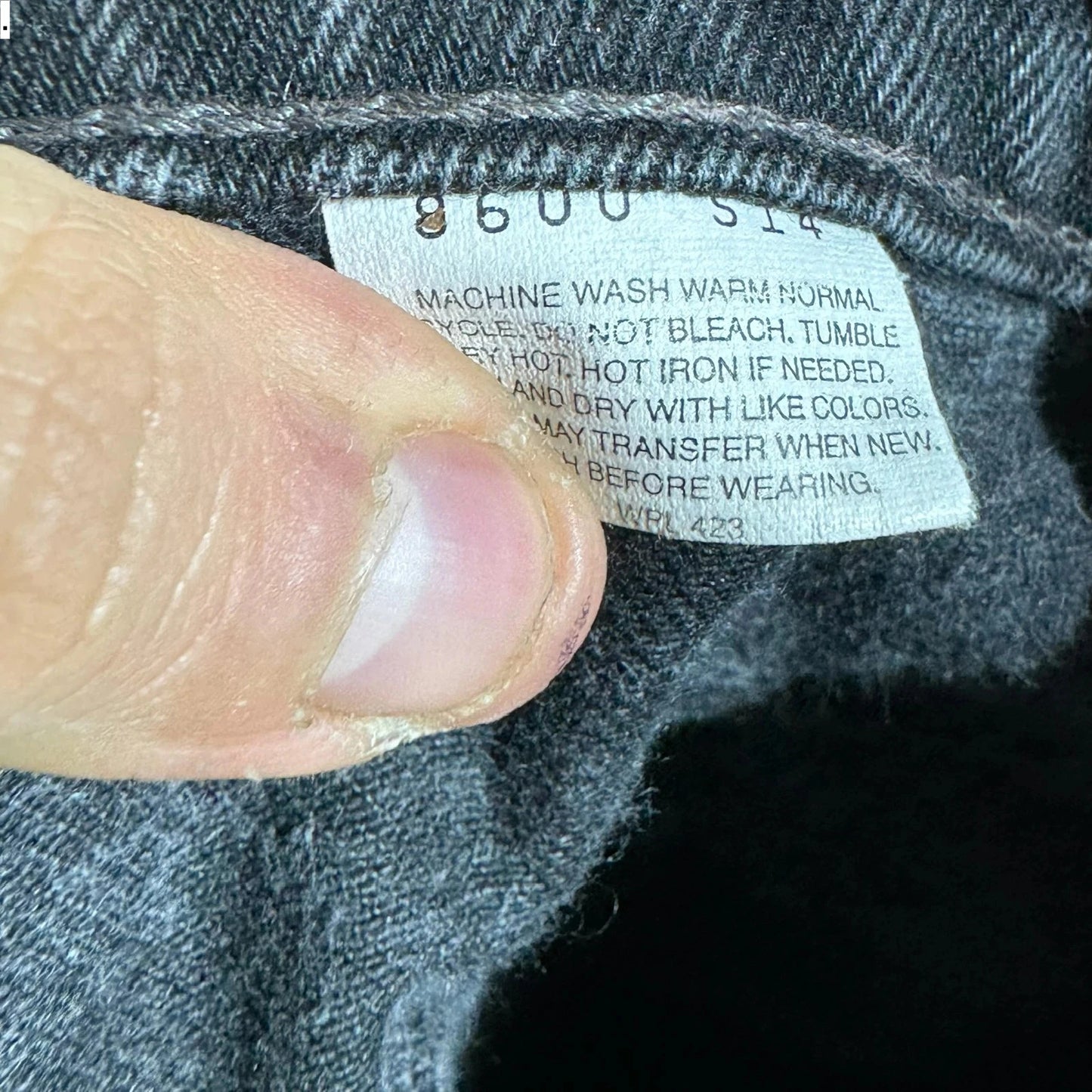 Vintage 90s Black Levi’s 505 Jeans Straight Baggy - W33 L32