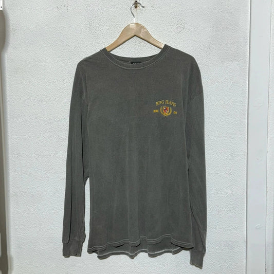 Grey BDG Jeans Long Sleeve T Shirt Urban Outfitters - Medium