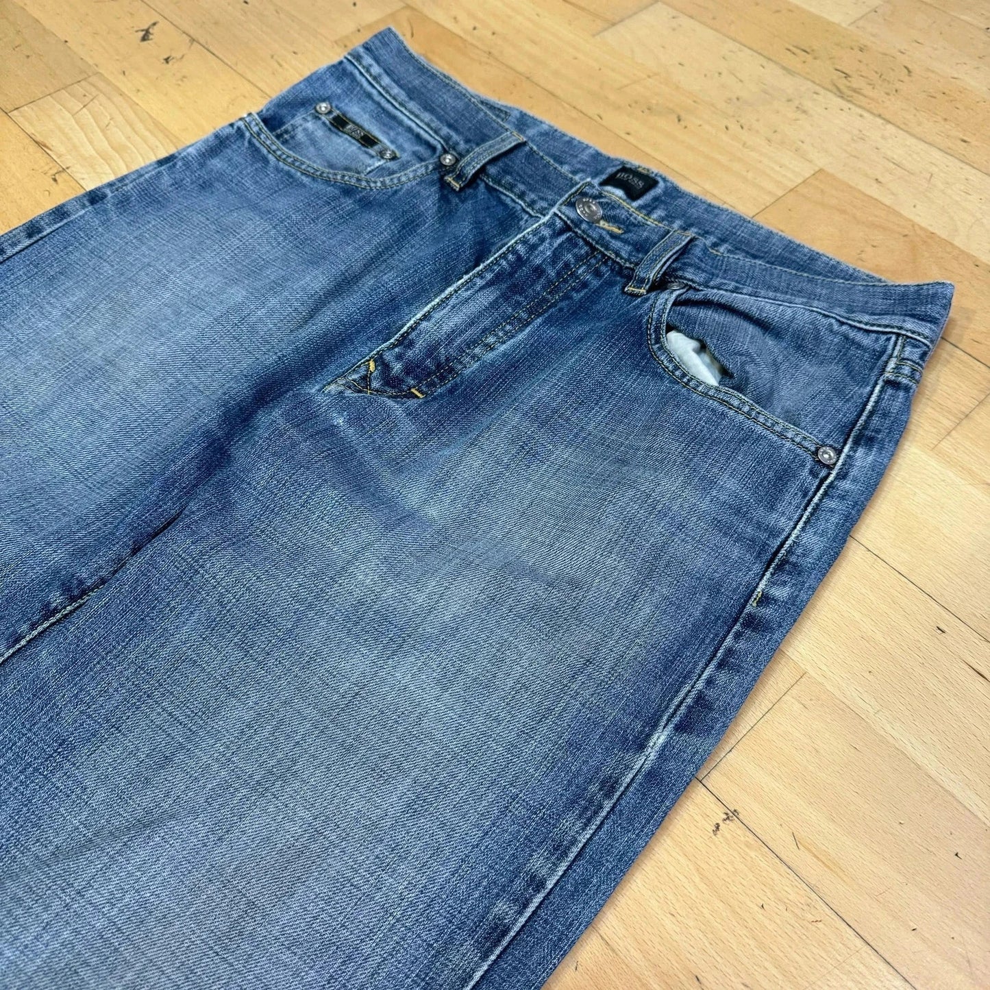 Vintage 00s Hugo Boss Jeans Straight Leg - 32w 32L