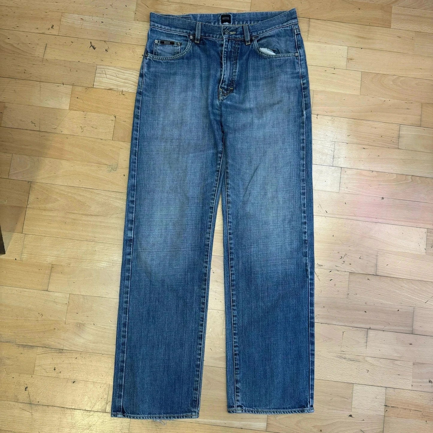 Vintage 00s Hugo Boss Jeans Straight Leg - 32w 32L