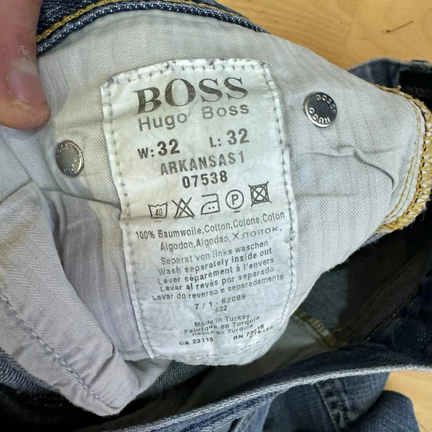 Vintage 00s Hugo Boss Jeans Straight Leg - 32w 32L