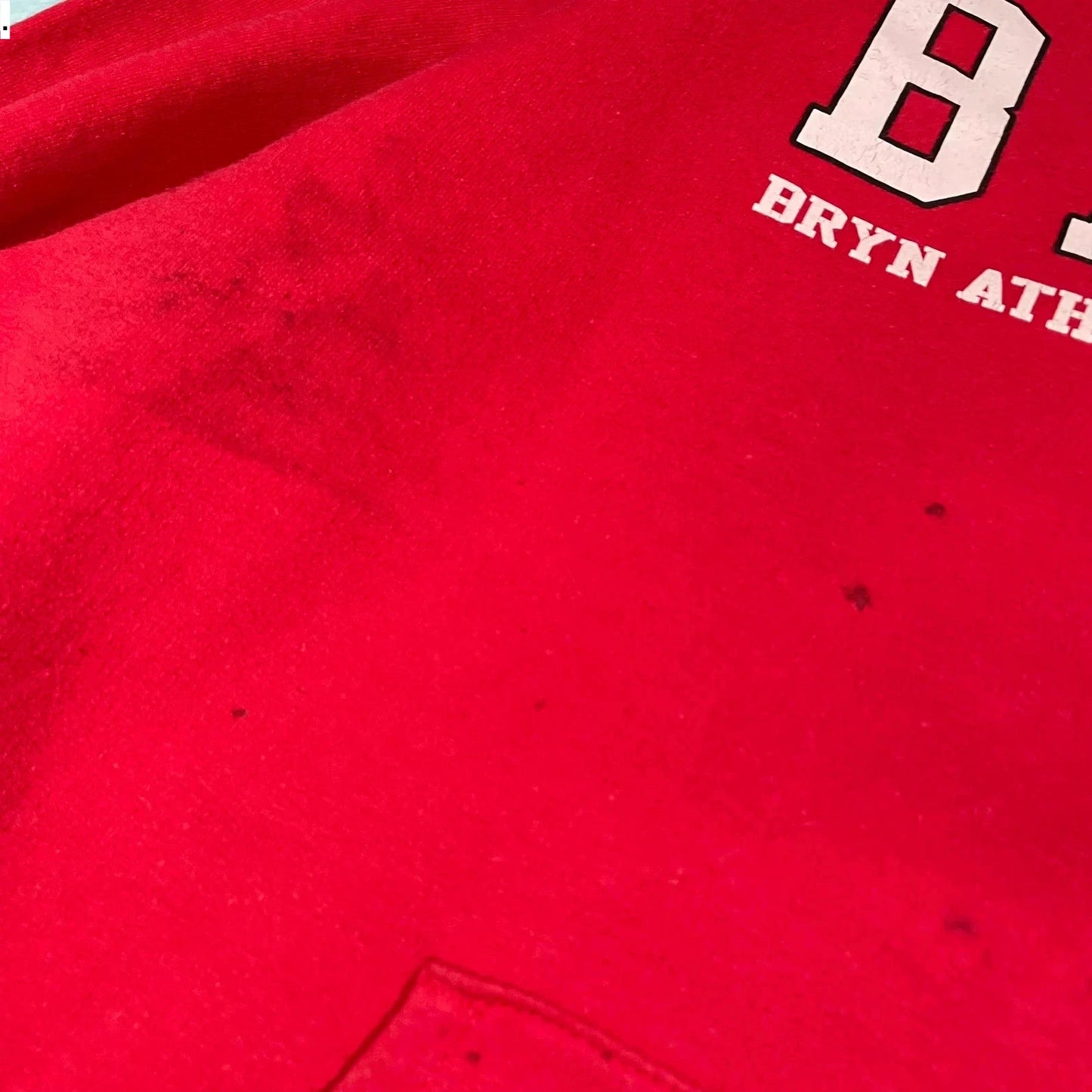 Red Champion Hoodie US College BACS - Large