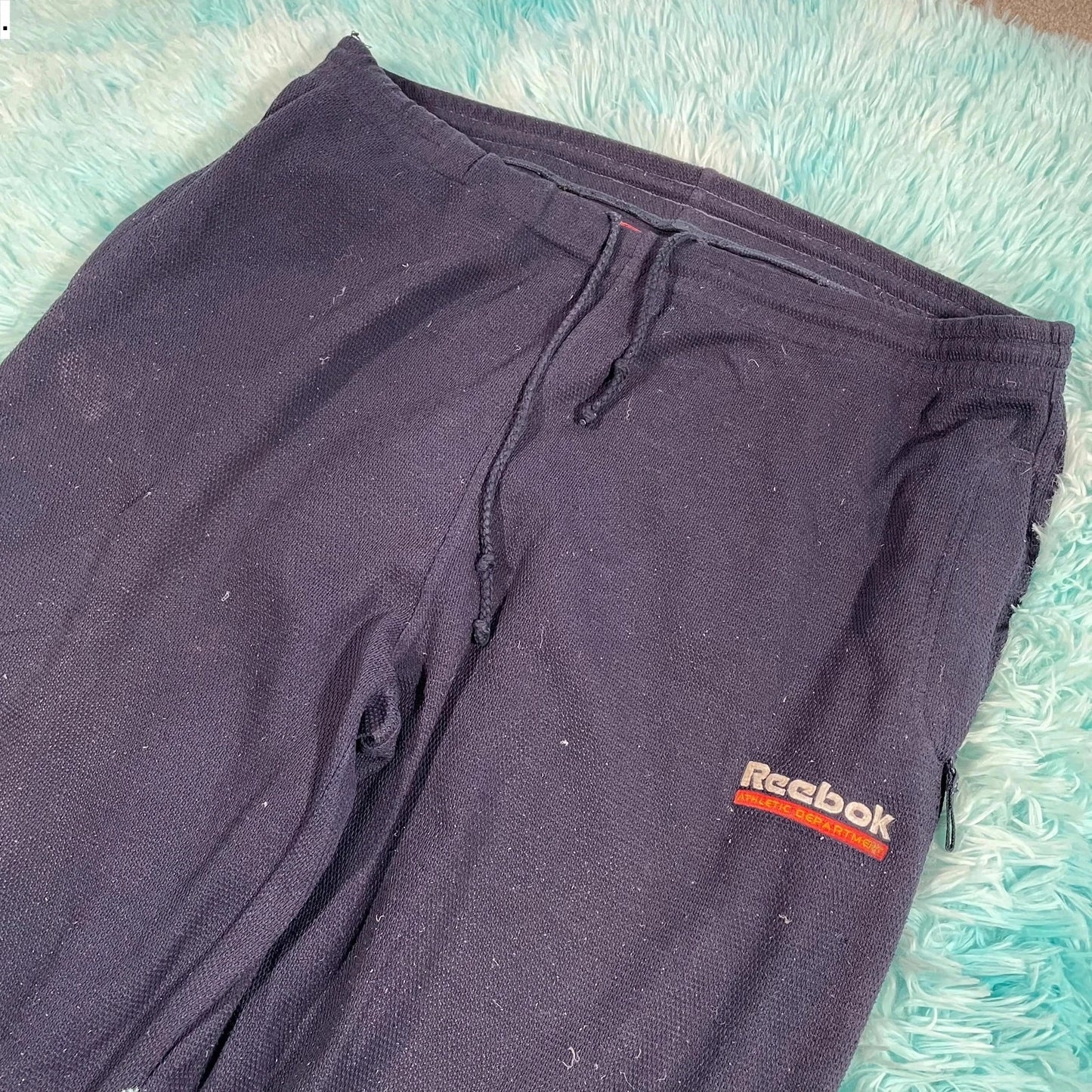Vintage 90s Navy Reebok Baggy Joggers - XL
