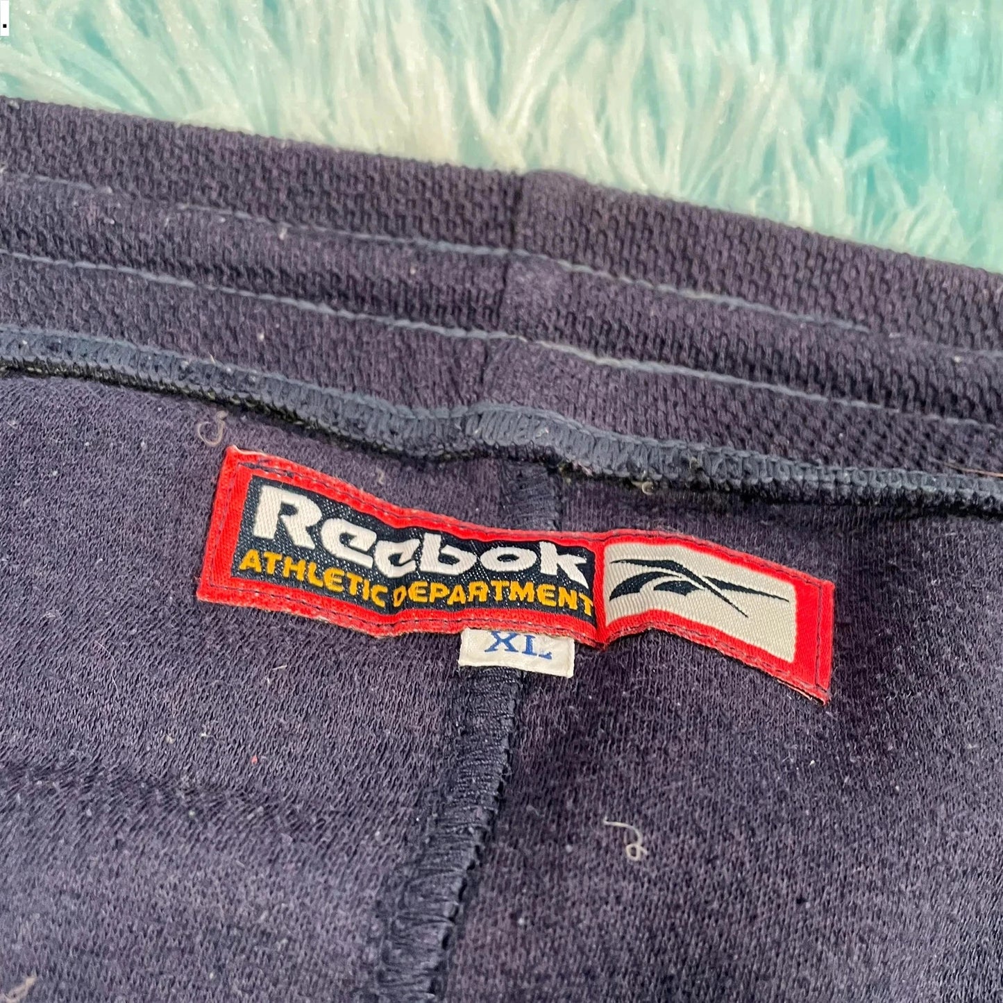 Vintage 90s Navy Reebok Baggy Joggers - XL