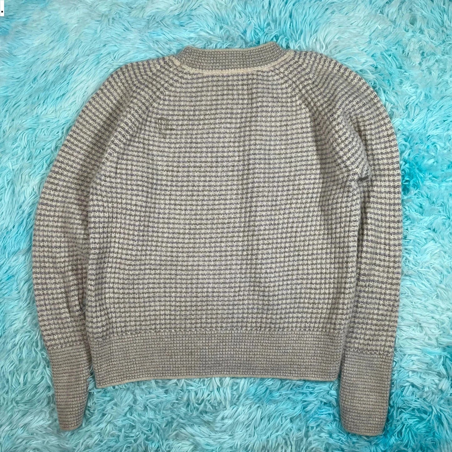 Beige Patterned COS Knitted Jumper - Medium
