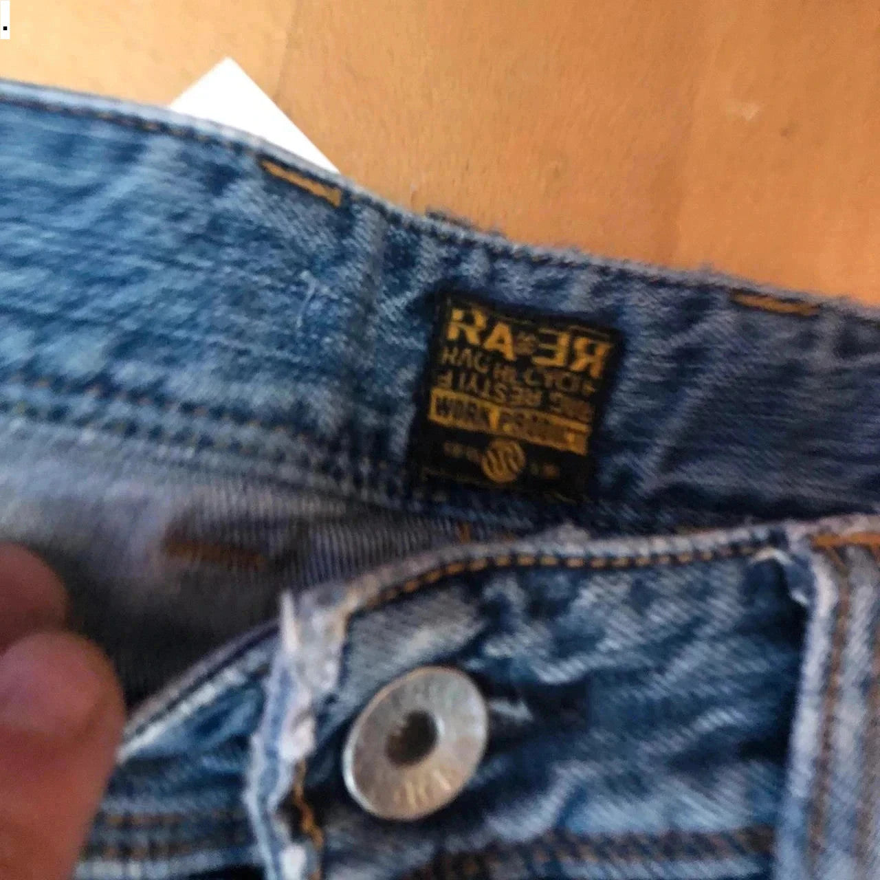 Vintage 90s Embroidered Jeans - 38W 32L