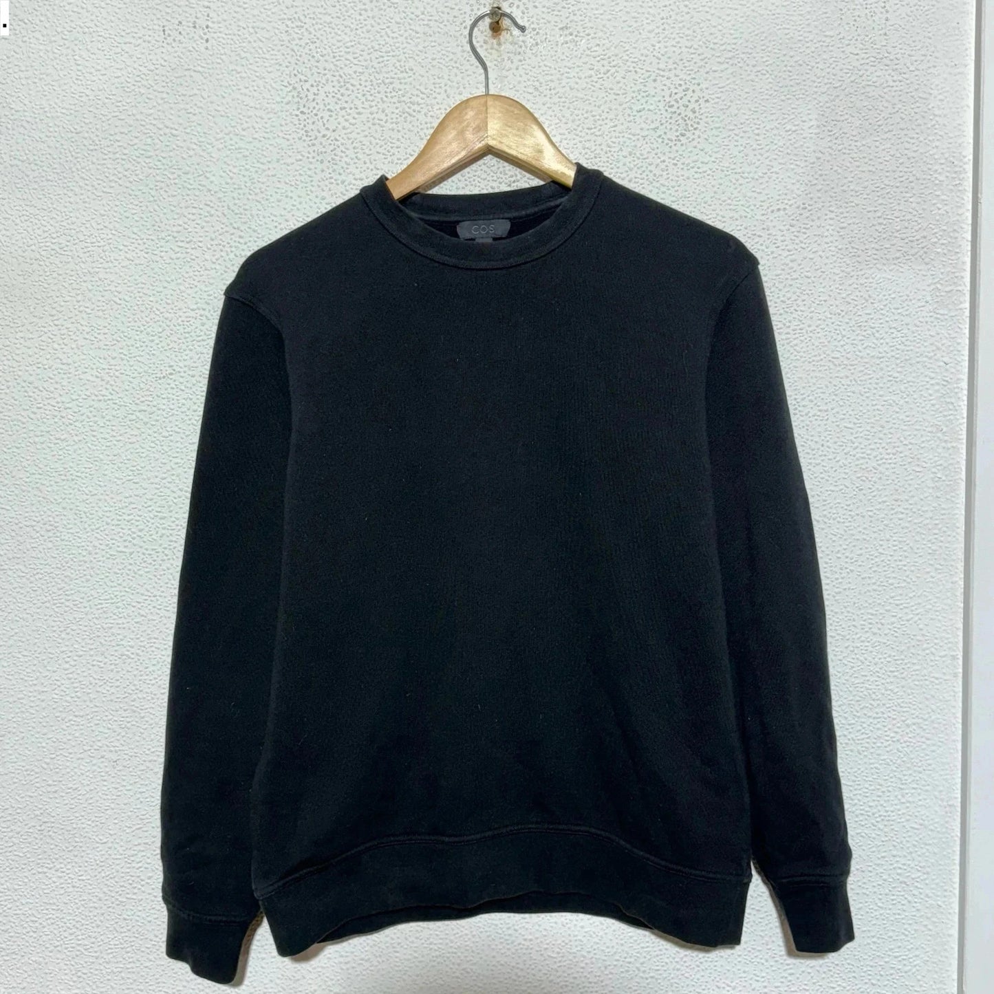 Black Cos Blank Sweatshirt Plain - Small