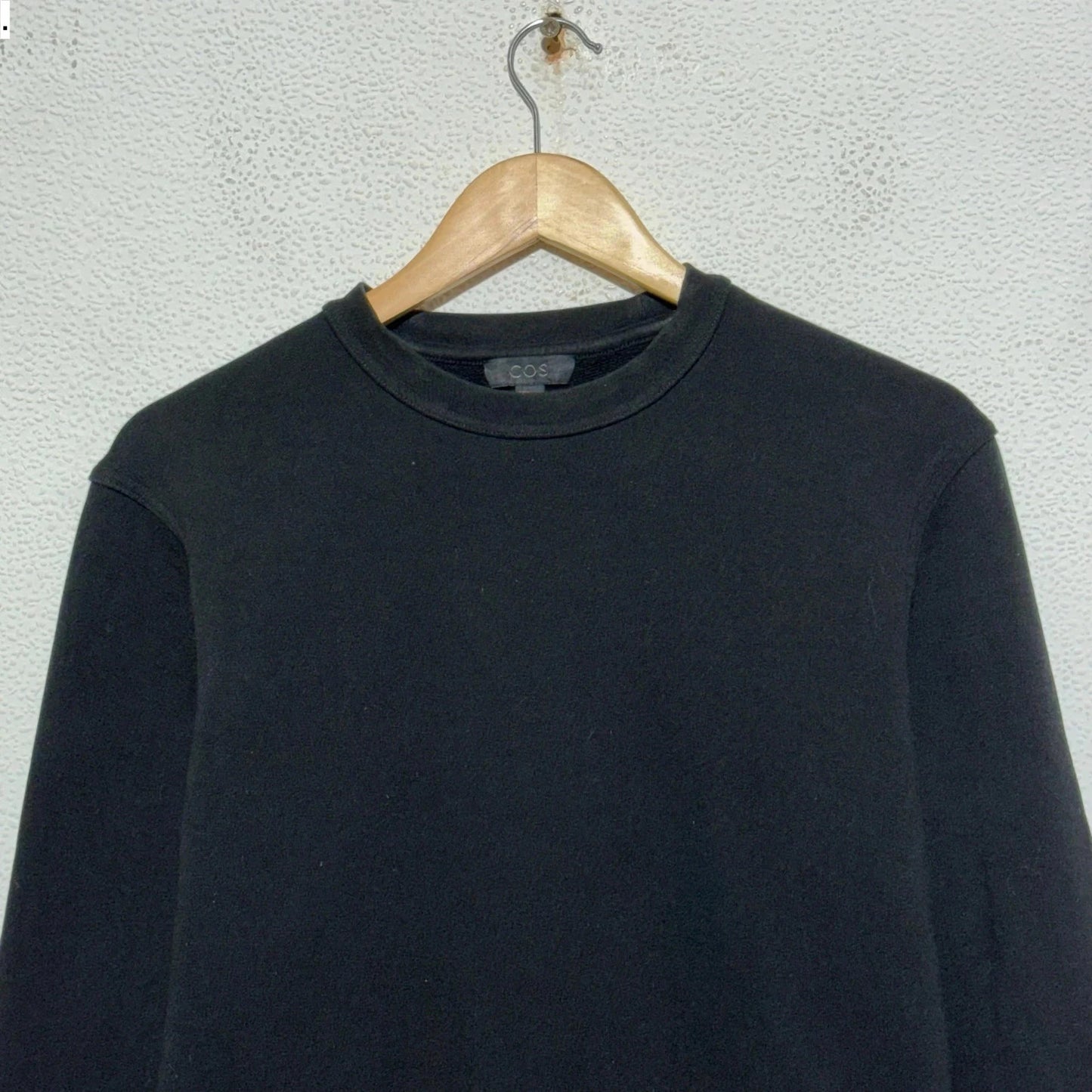 Black Cos Blank Sweatshirt Plain - Small
