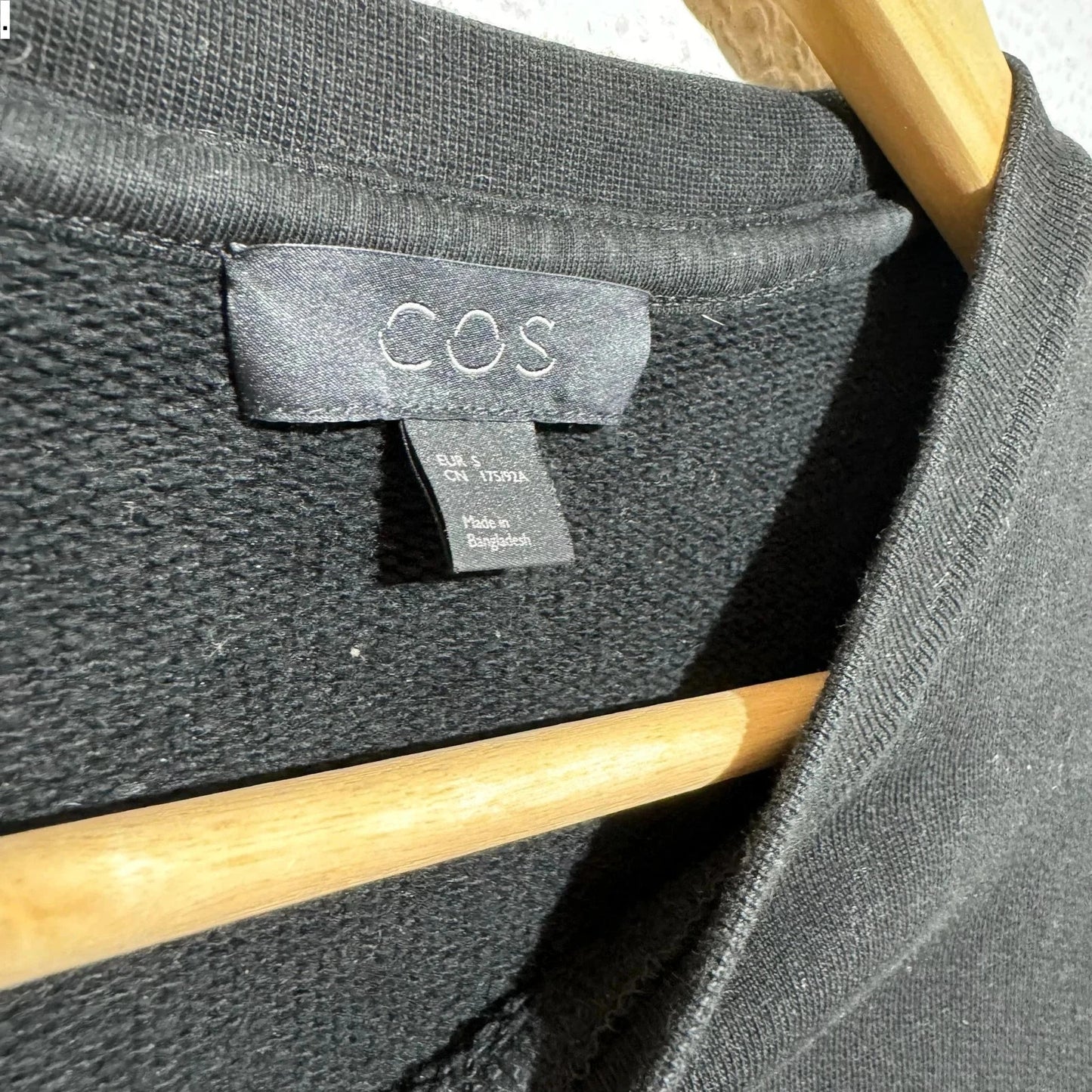 Black Cos Blank Sweatshirt Plain - Small