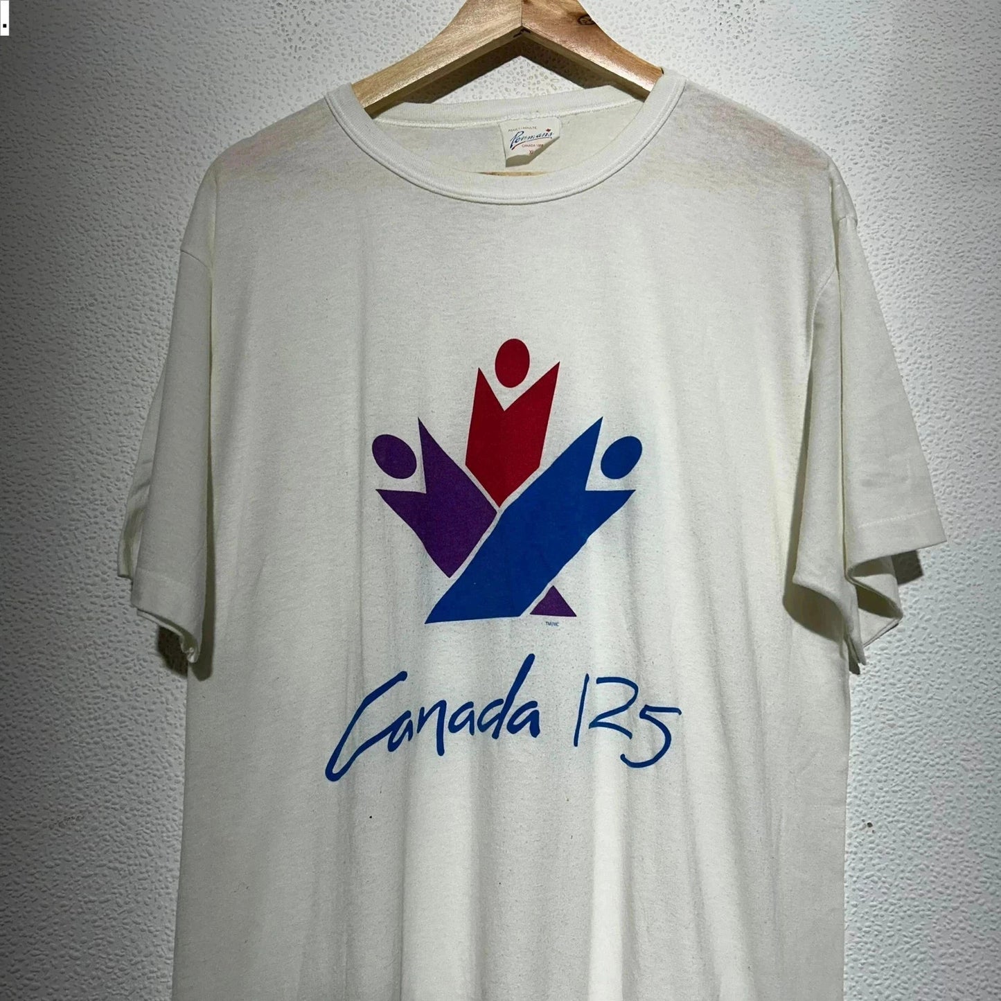 Vintage 90s Canada 125 Confederation Graphic T Shirt - XL