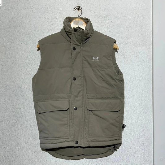 Beige Helly Hansen Puffer Jacket Gilet - XS