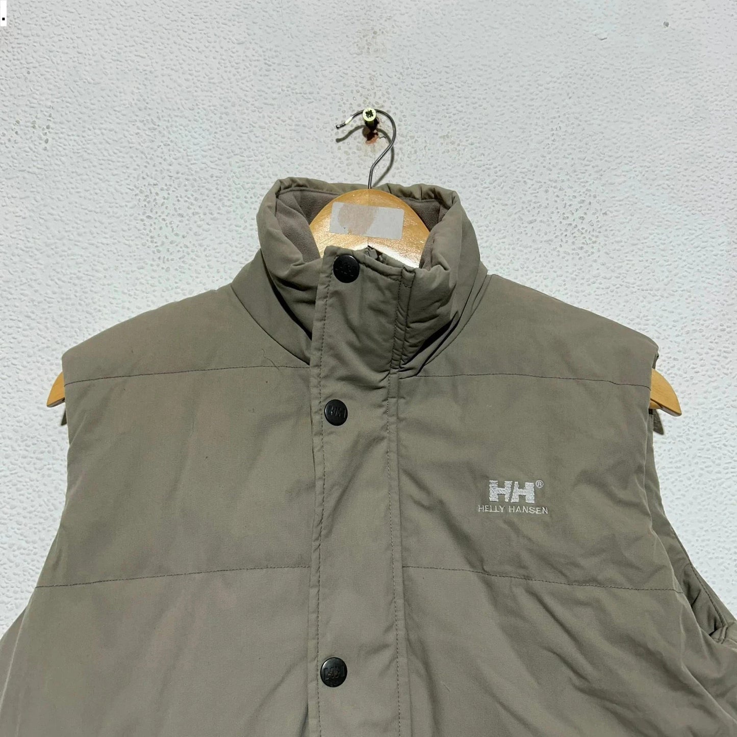 Beige Helly Hansen Puffer Jacket Gilet - XS