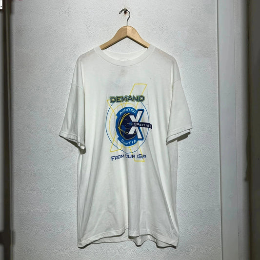 Vintage 90s White Graphic T Shirt - XL