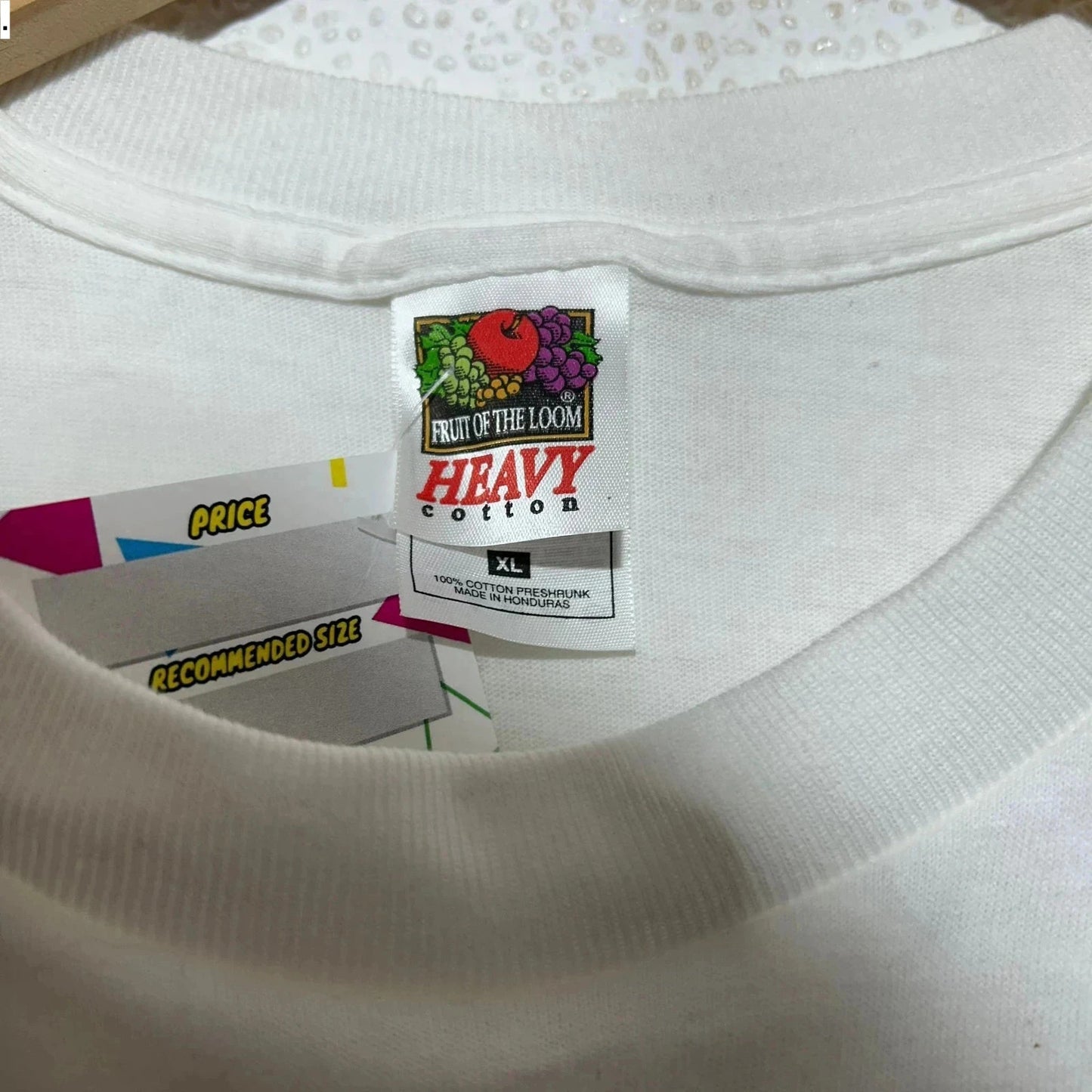 Vintage 90s White Graphic T Shirt - XL
