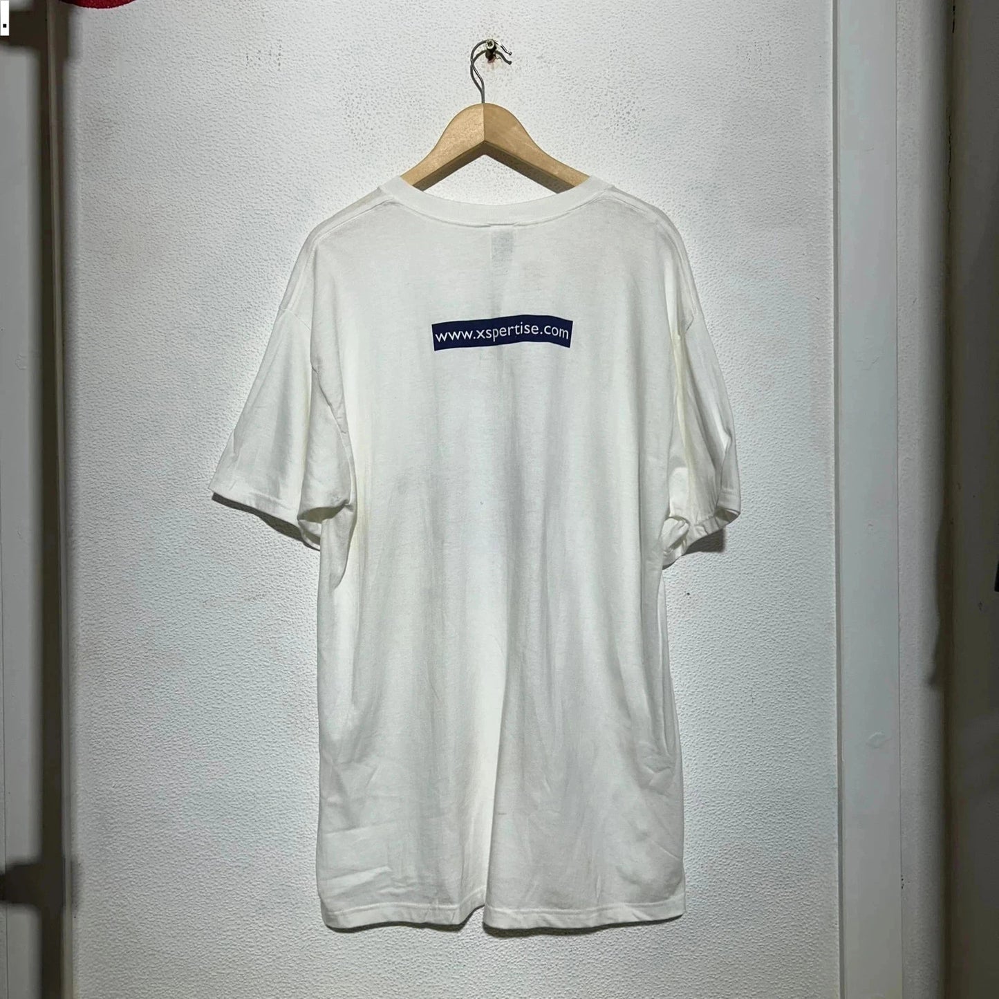 Vintage 90s White Graphic T Shirt - XL