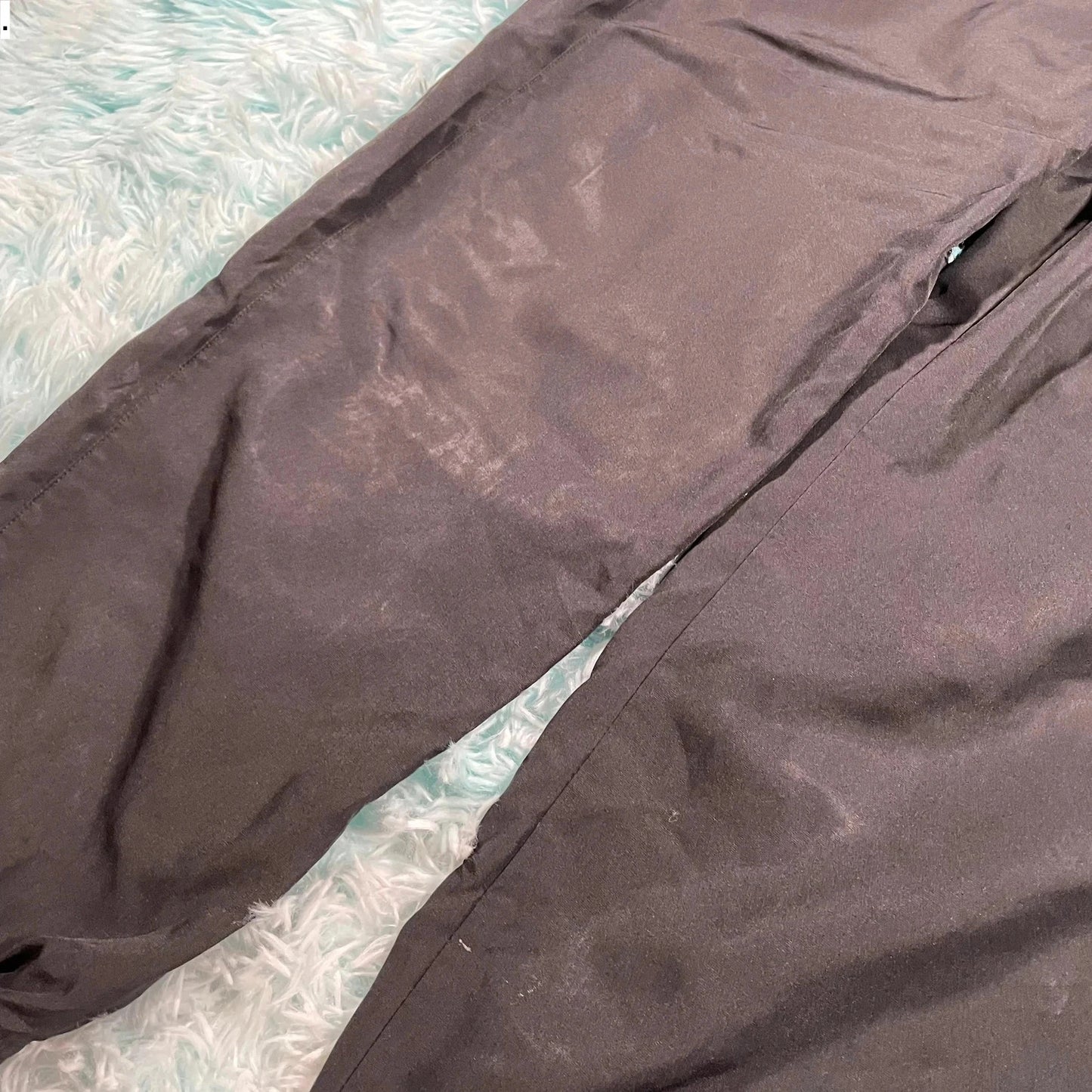 Vintage Black Nike Tracksuit Bottoms - Large
