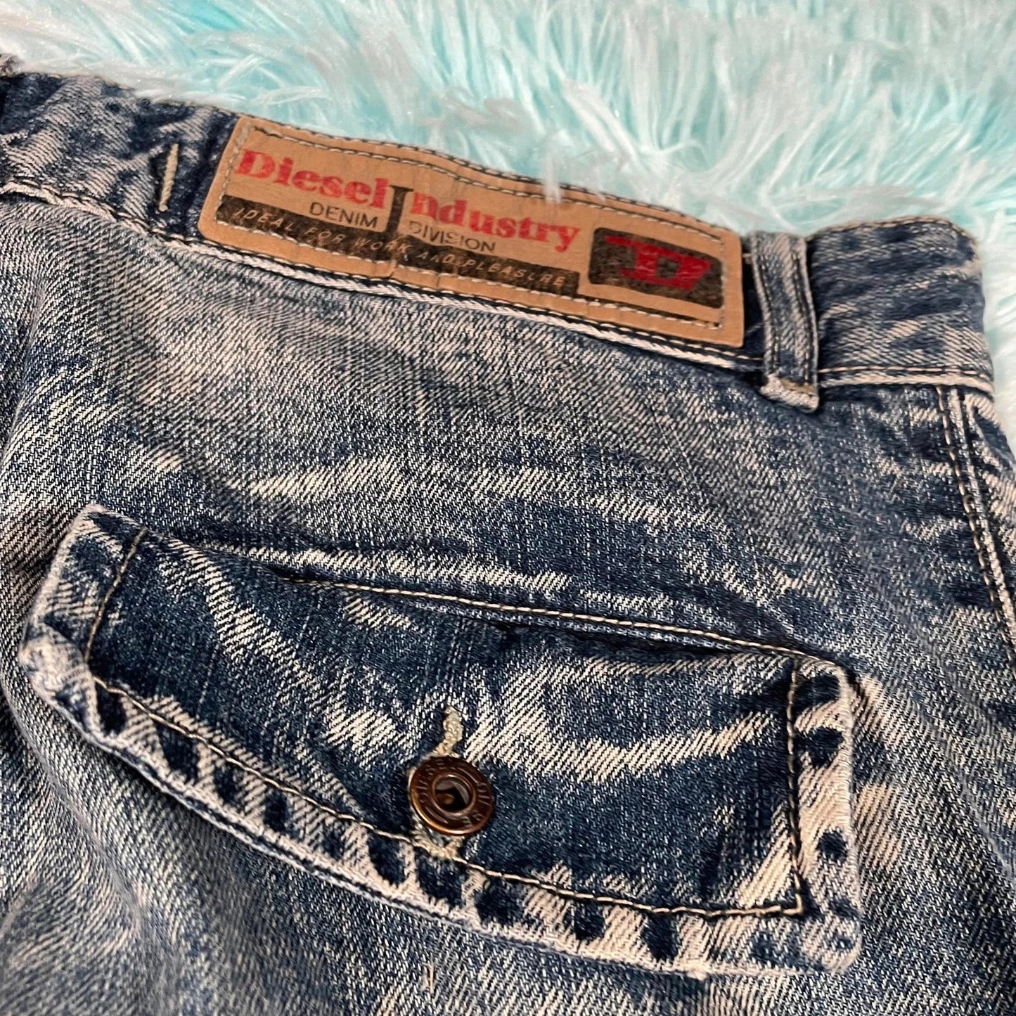 Vintage 00s Y2K Diesel Jeans Straight Leg - 34W 34L