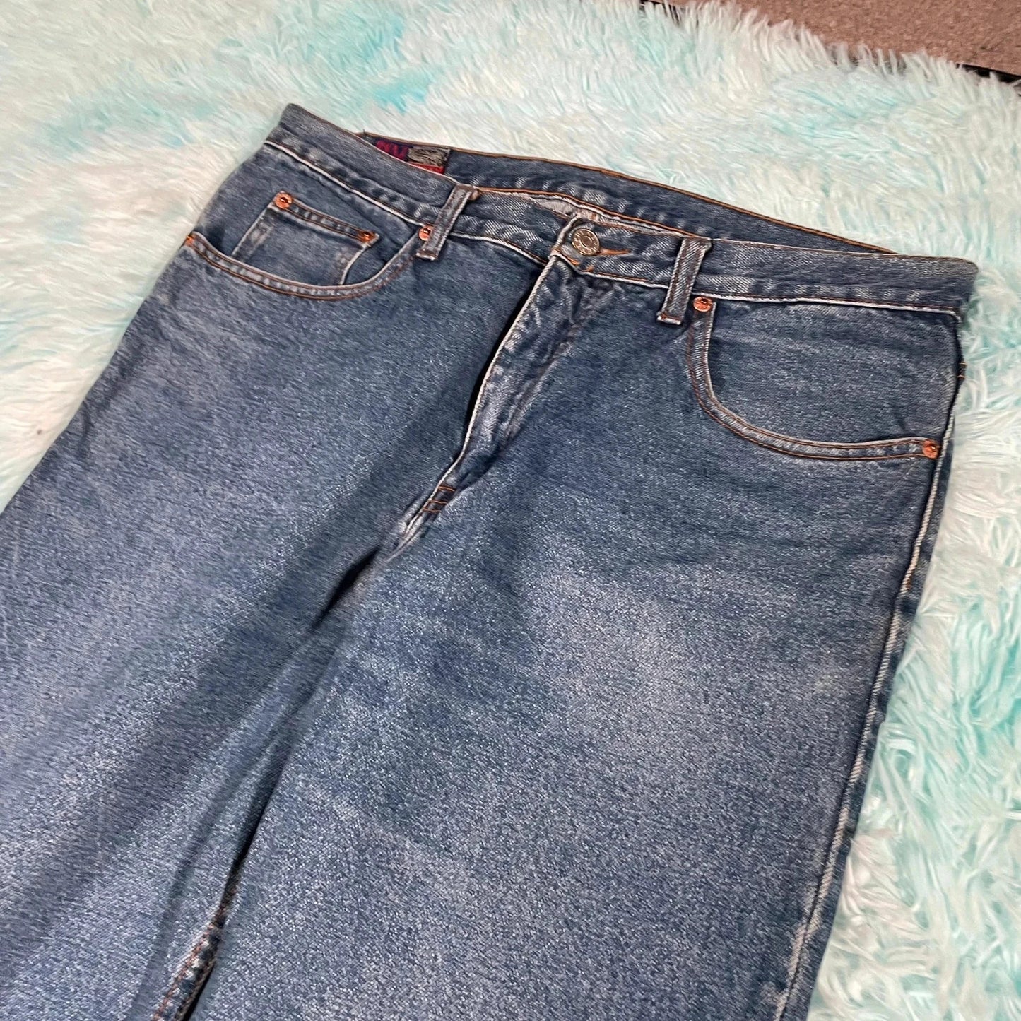 Vintage Benz Jeans Straight Taper - 34W 32L