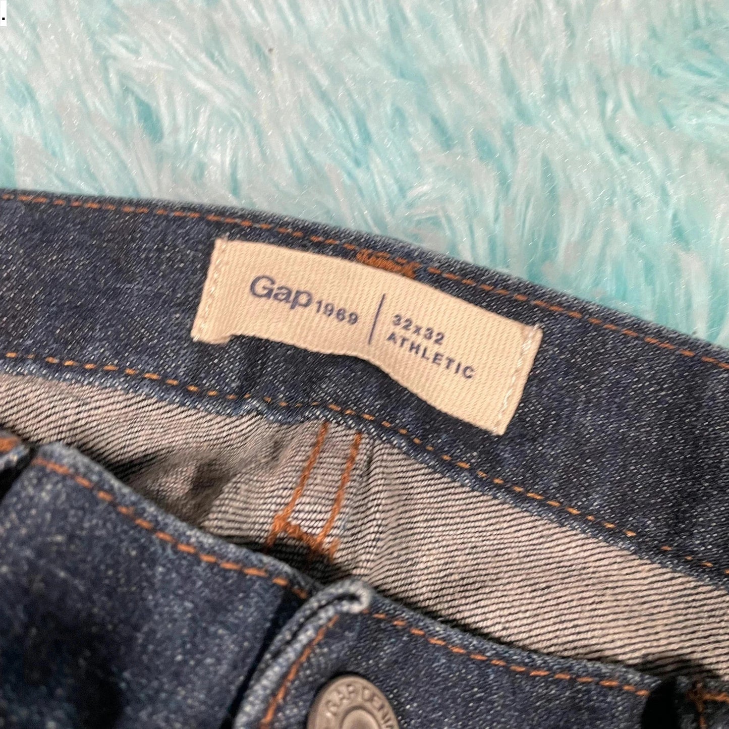 Navy Gap Jeans Slim Athletic Fit - 32W 32L