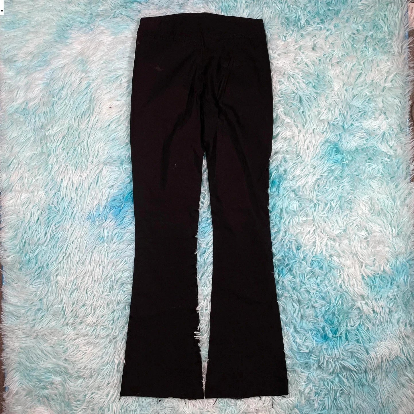 Vintage 00s Y2K Black Miss Sexy Trousers - Size 10