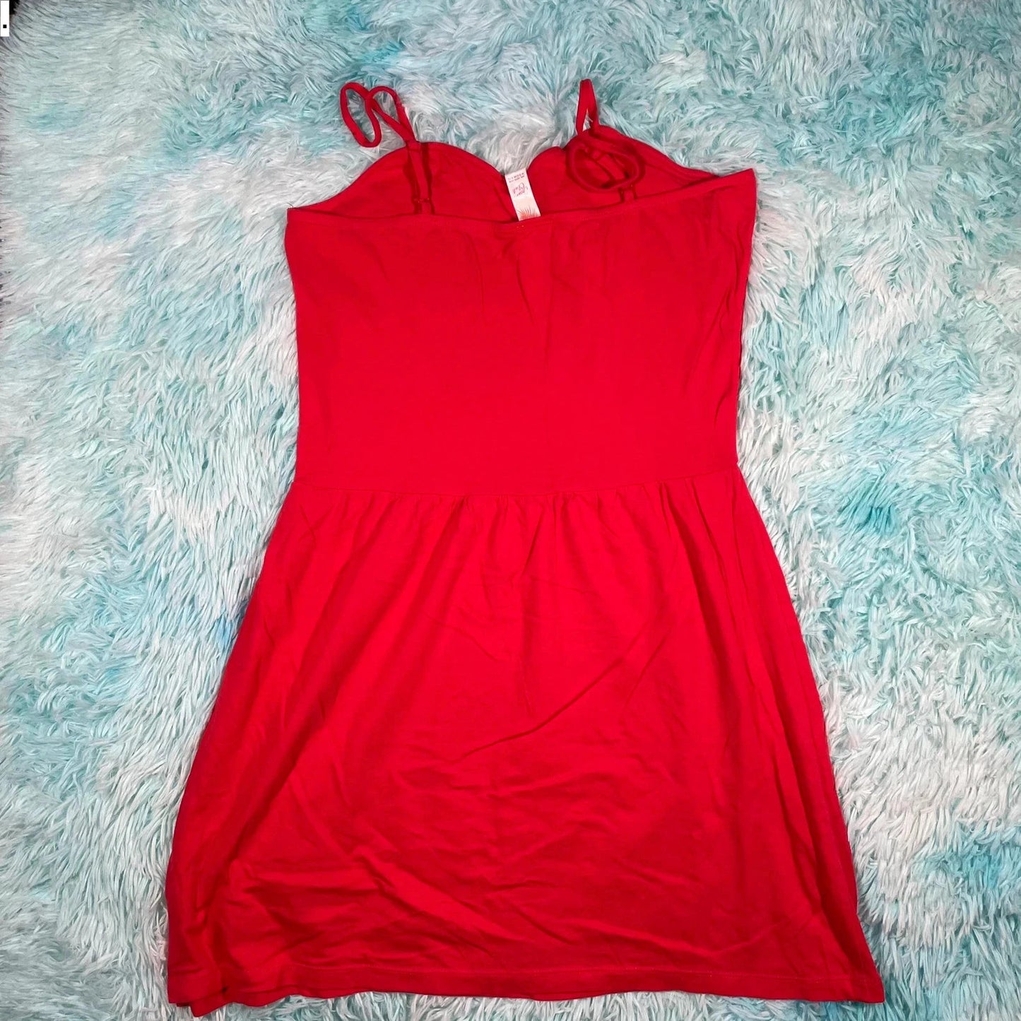 Vintage 00s Y2K Red Cami Top Ocean Club - Size 14