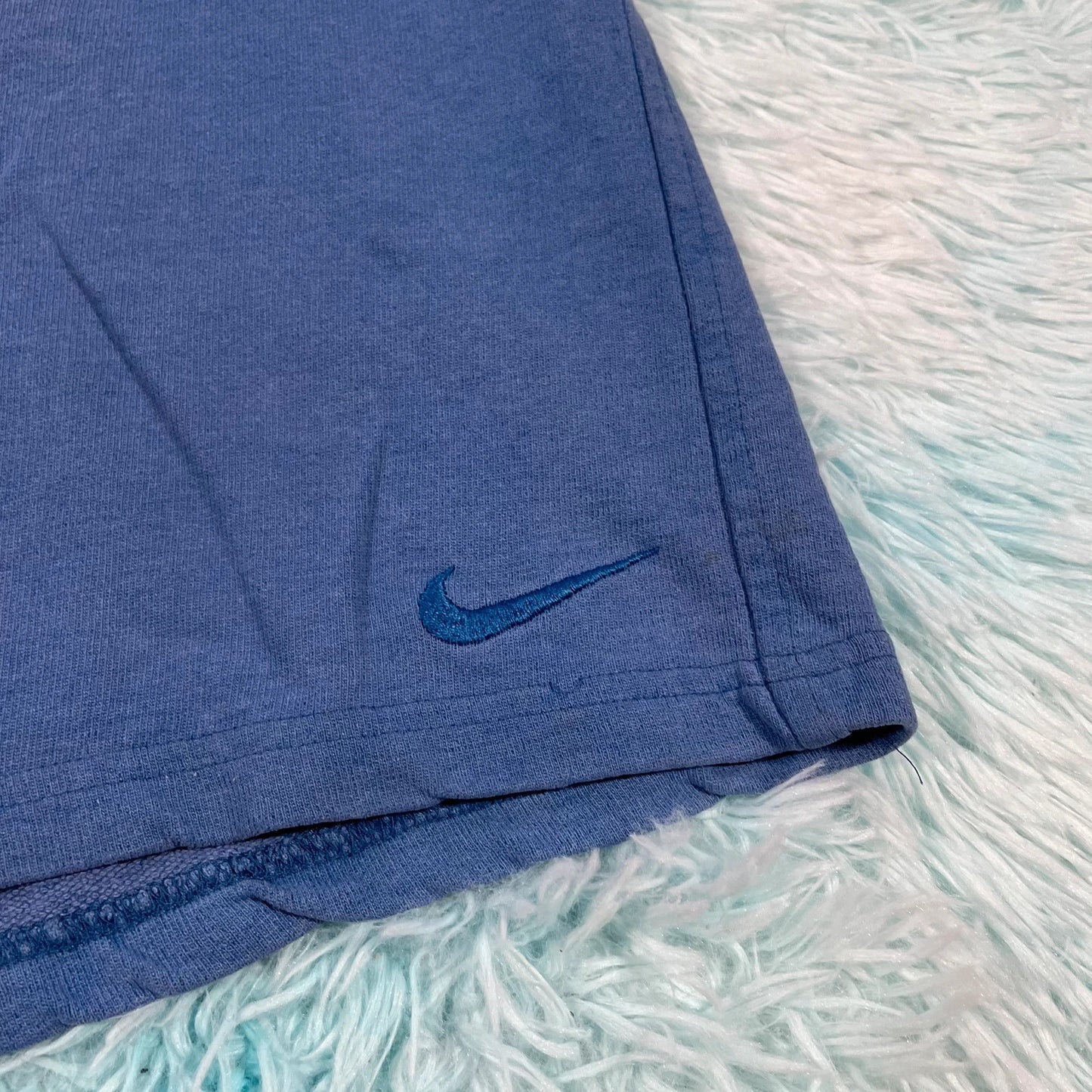 Vintage 90s Blue Nike Shorts Joggers Running - Large