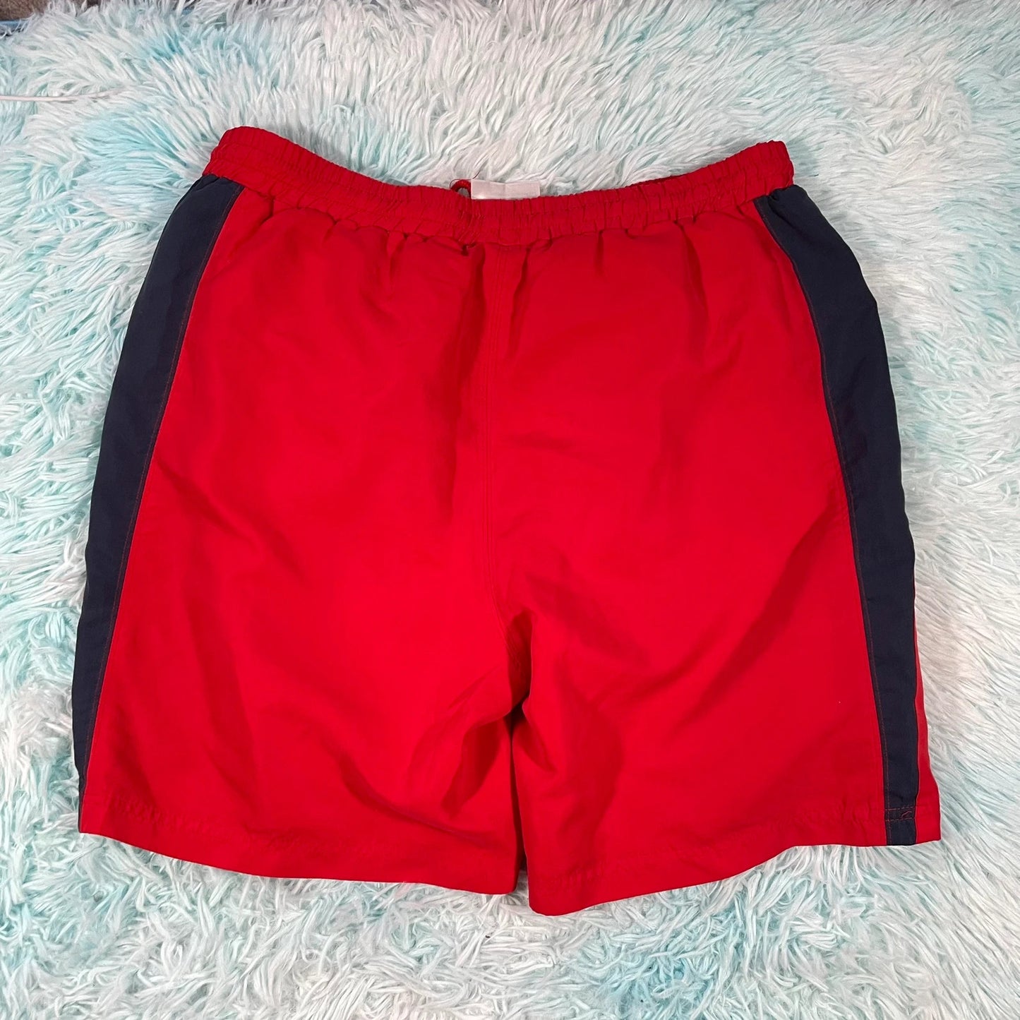 Vintage 00s Red Umbro Swim Shorts - Small
