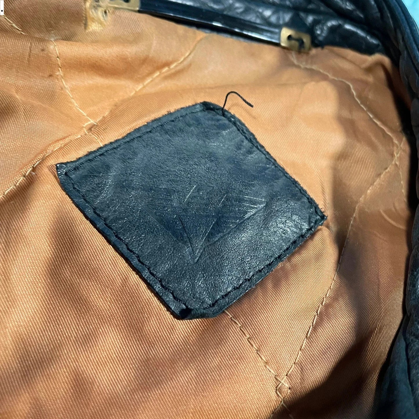 Vintage 90s Black Leather Vest Jacket - Large