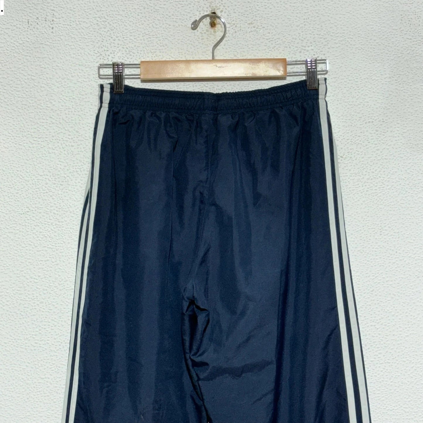 Vintage 00s Navy Adidas Tracksuit Bottoms - Small