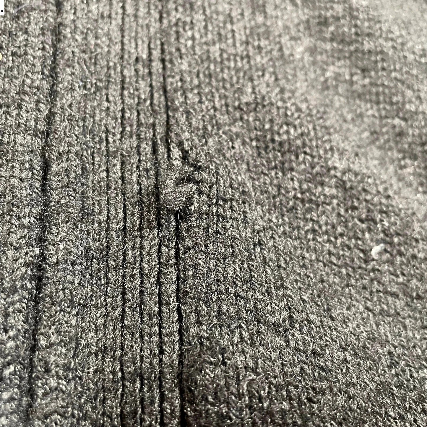 Dark Grey Patagonia Knitted Jumper Full Zip - XL