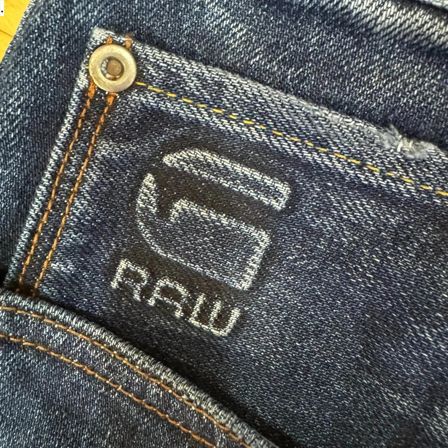 Blue G-Star Jeans Tapered Straight Leg - 33W 34L