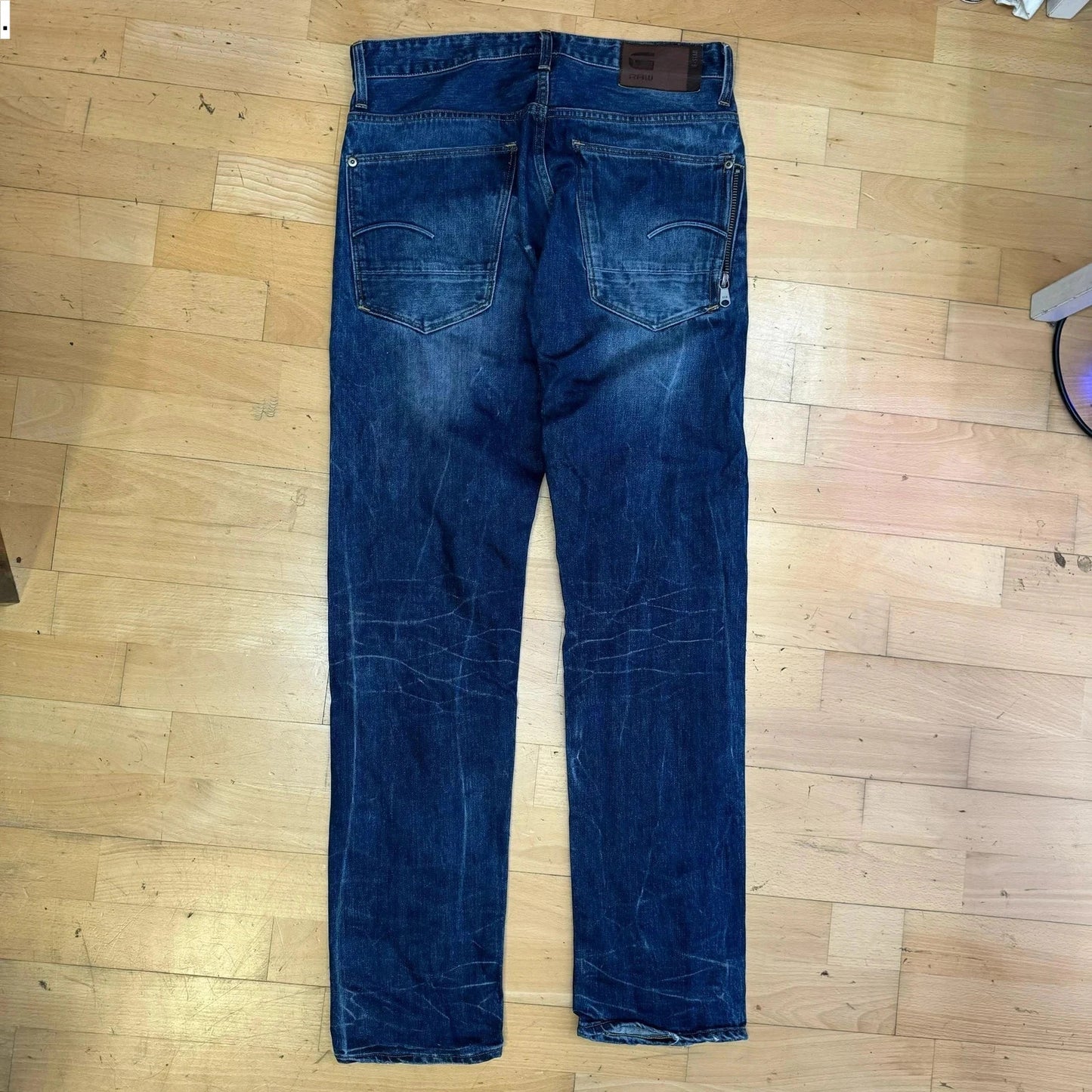 Blue G-Star Jeans Tapered Straight Leg - 33W 34L