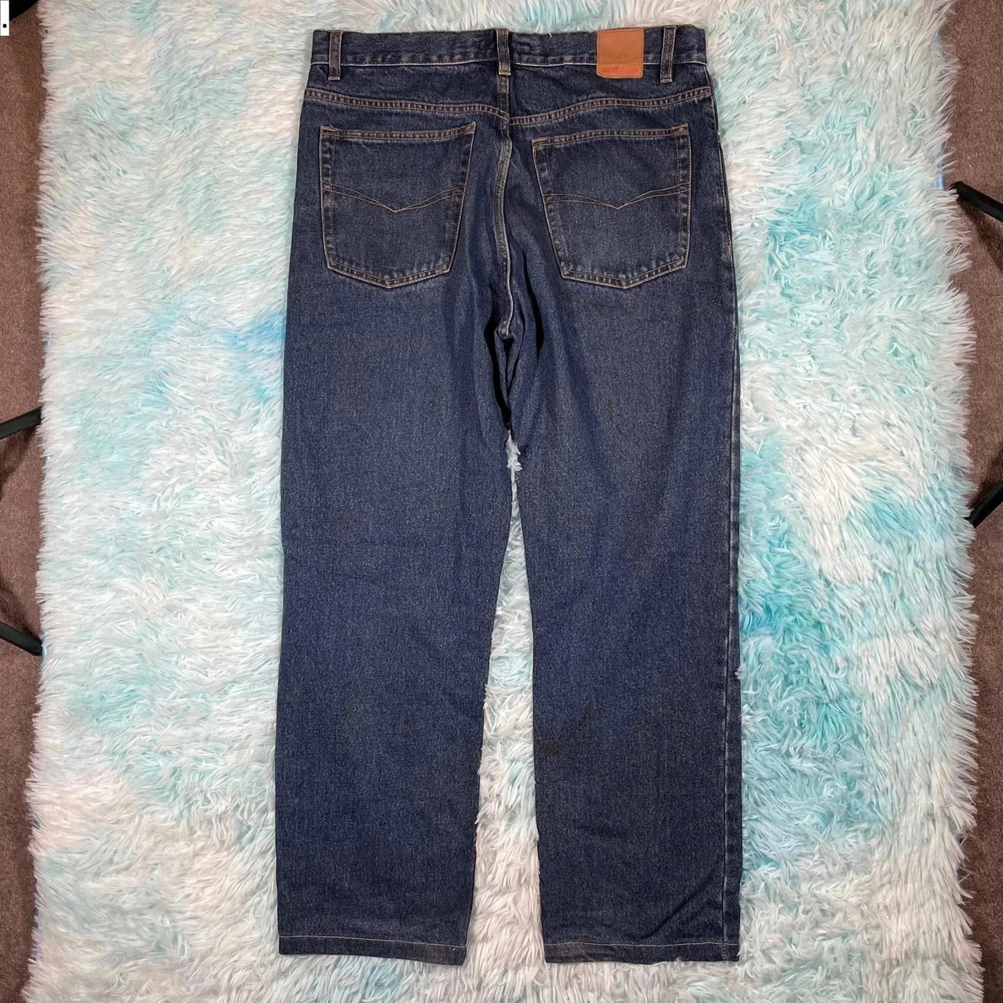 Vintage 00s MW Jeans Straight Leg - 34W 31L