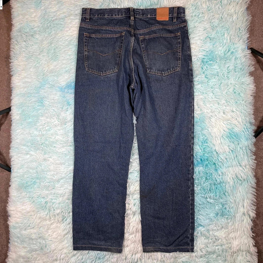 Vintage 00s MW Jeans Straight Leg - 34W 31L
