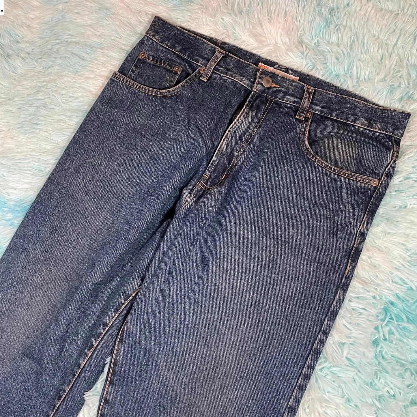 Vintage 00s MW Jeans Straight Leg - 34W 31L