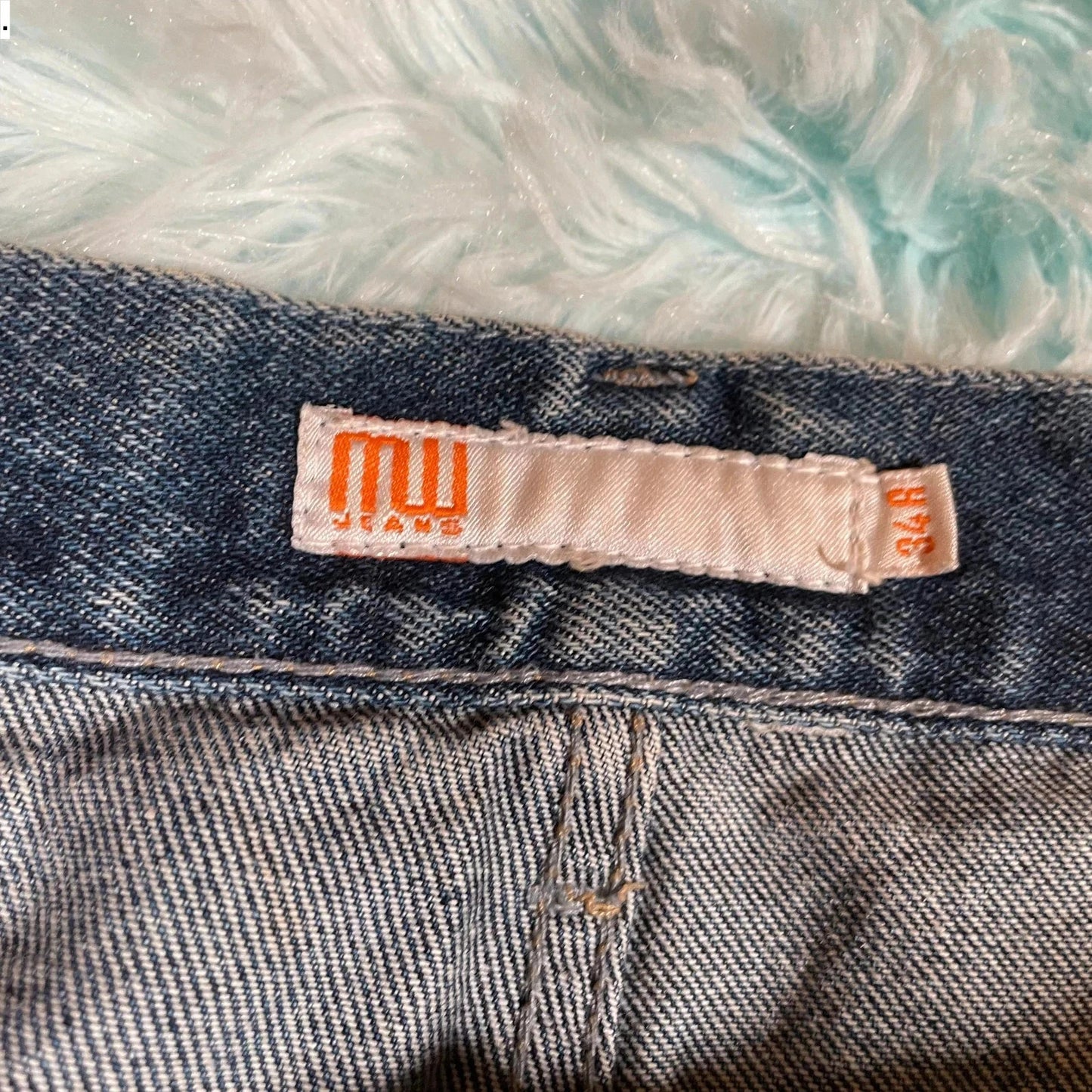 Vintage 00s MW Jeans Straight Leg - 34W 31L