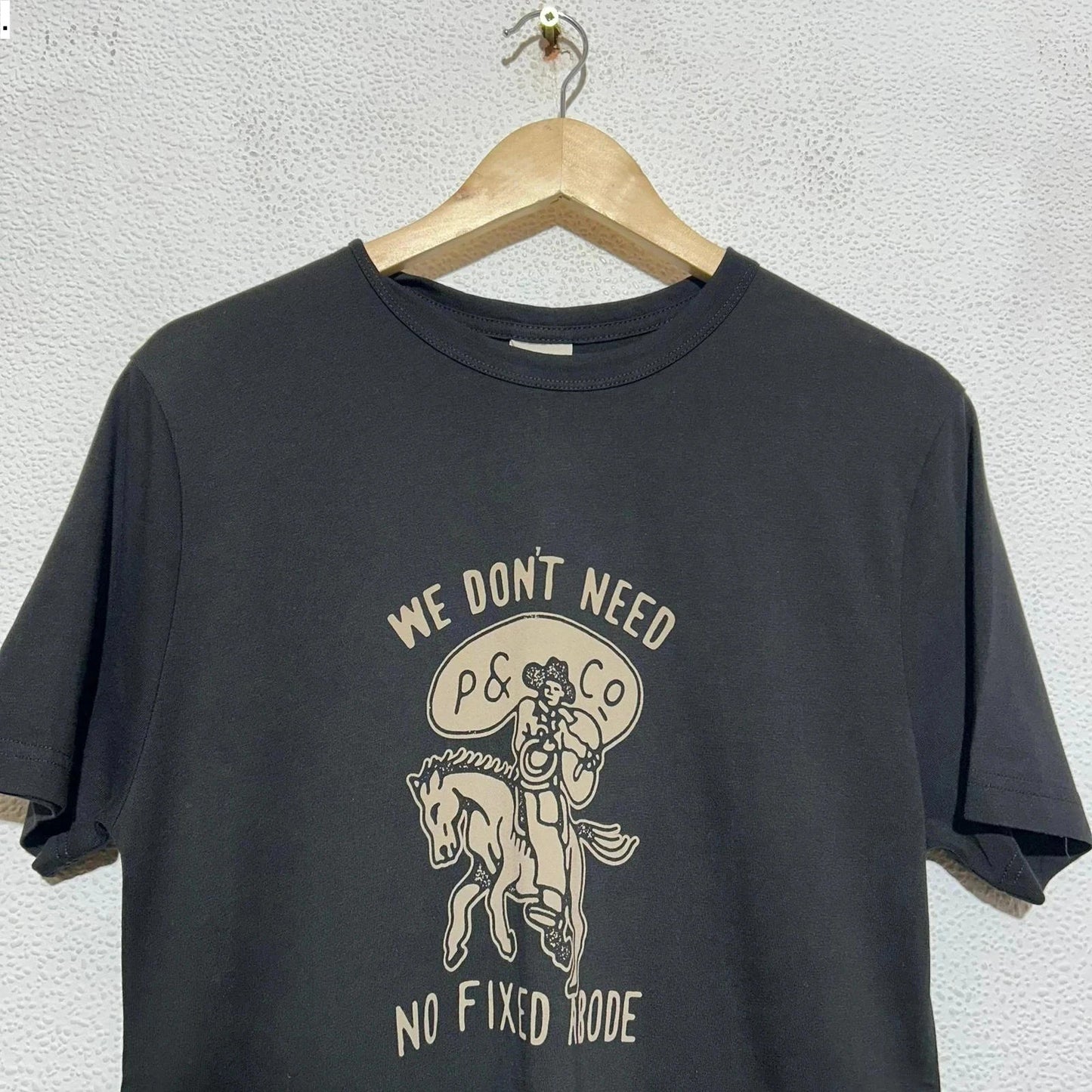Black P&Co Graphic T Shirt - Size 10