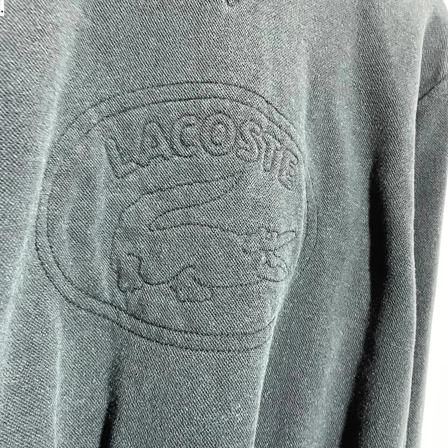 Vintage 90s Black Chemise Lacoste Sweatshirt - Small
