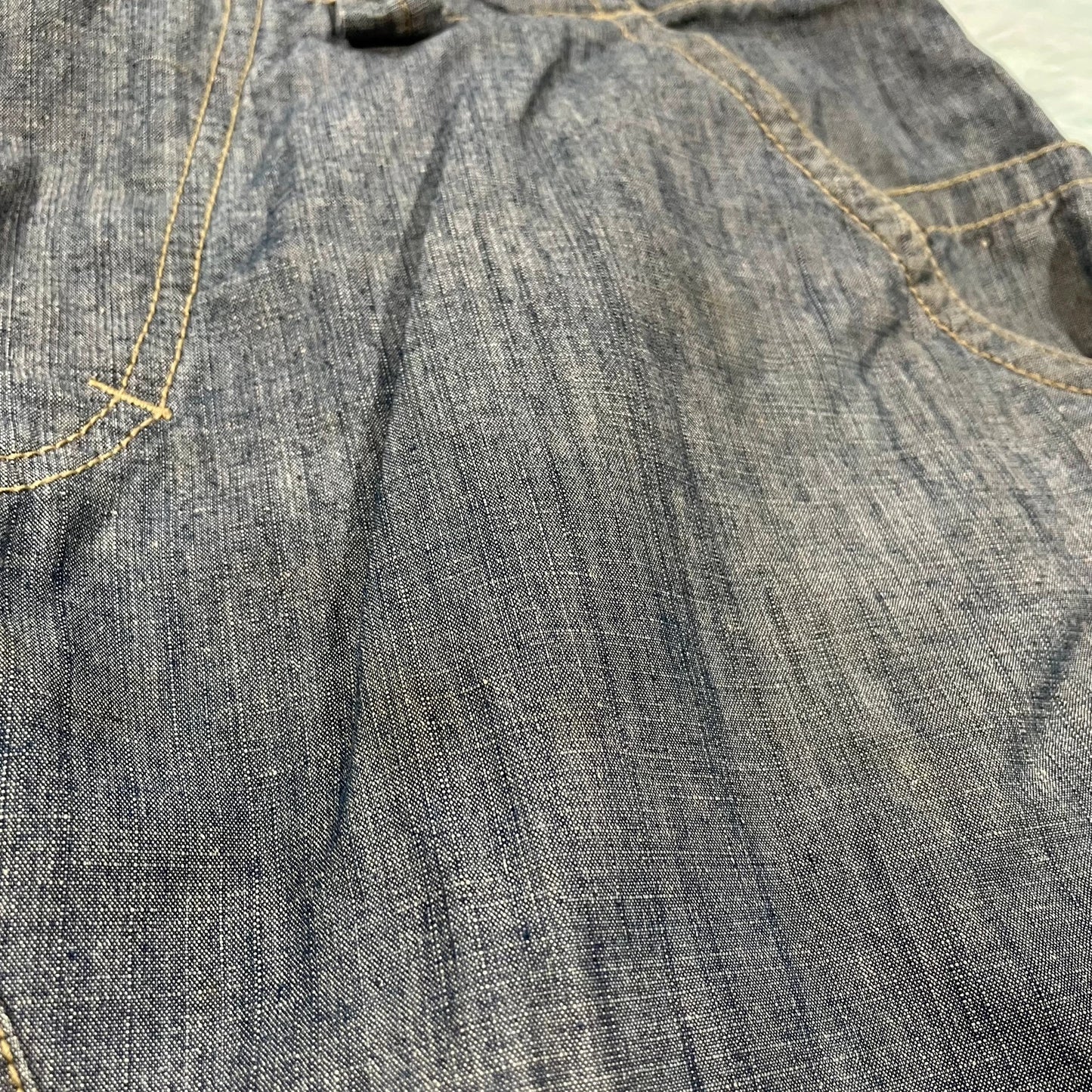 Vintage 00s Blue Baggy Jean Shorts Denim Jorts Sharpeye - 34W